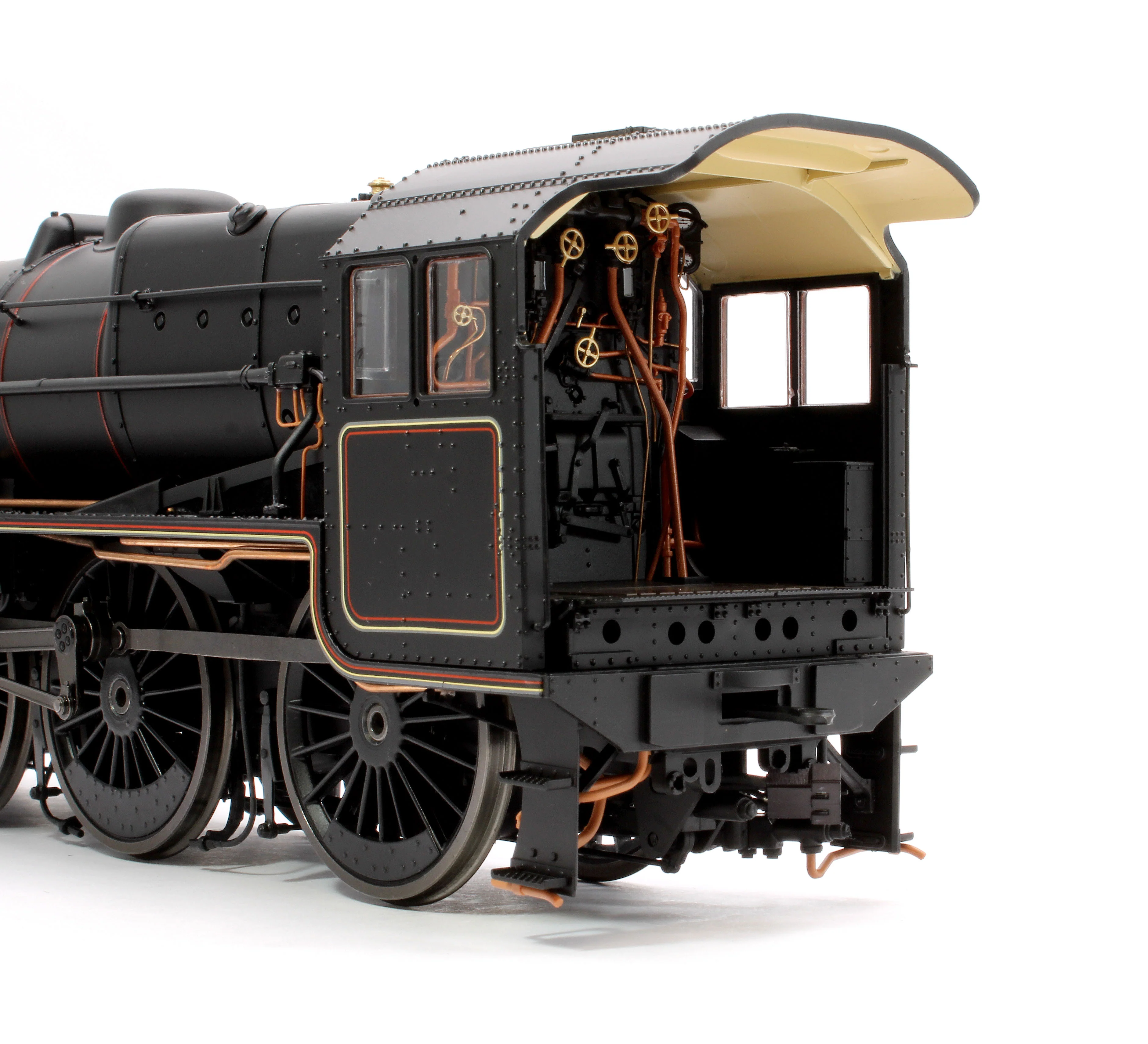 E1003US Stanier Class 5 4-6-0 "Black 5" Early BR Lined Unnumbered Welded Tender Steam Locomotive - DCC Sound - Image 7
