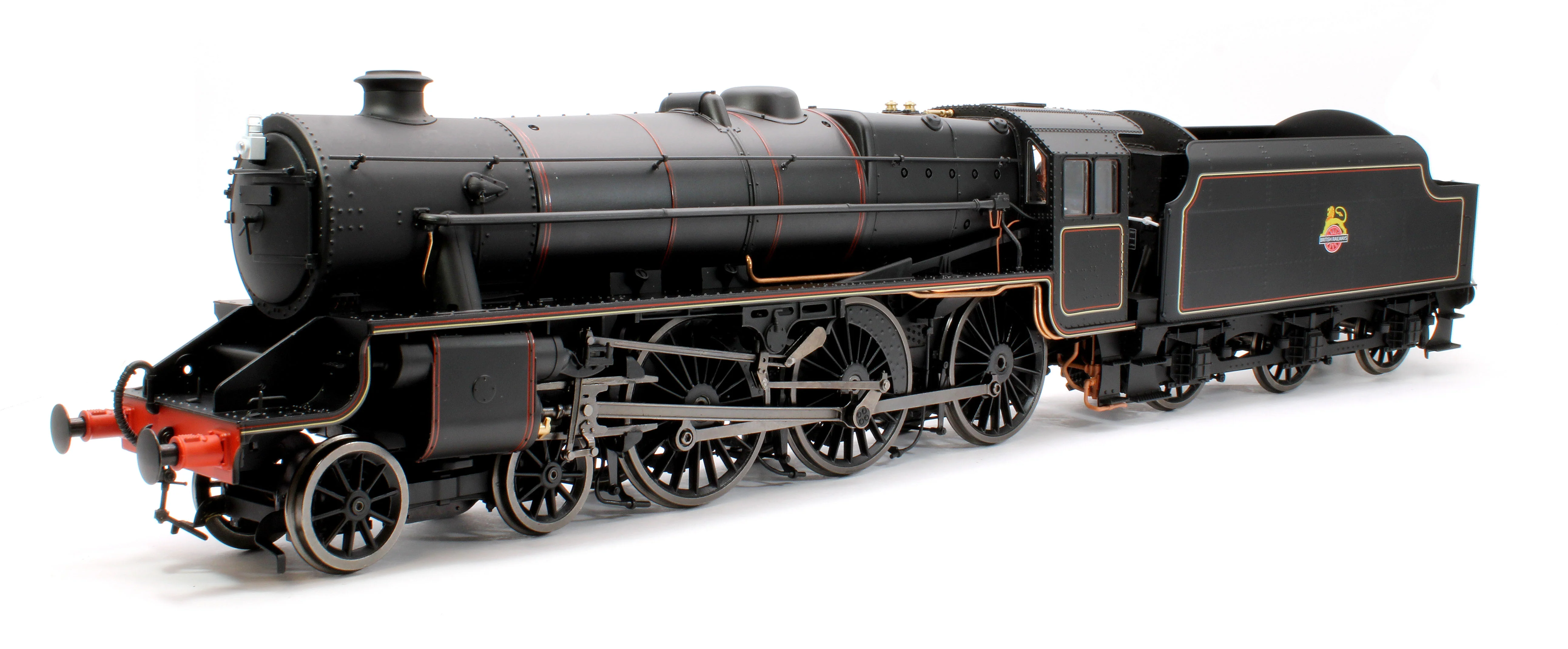 E1004US Stanier Class 5 4-6-0 "Black 5" Early BR Lined Unnumbered Riveted Tender Steam Locomotive - DCC Sound