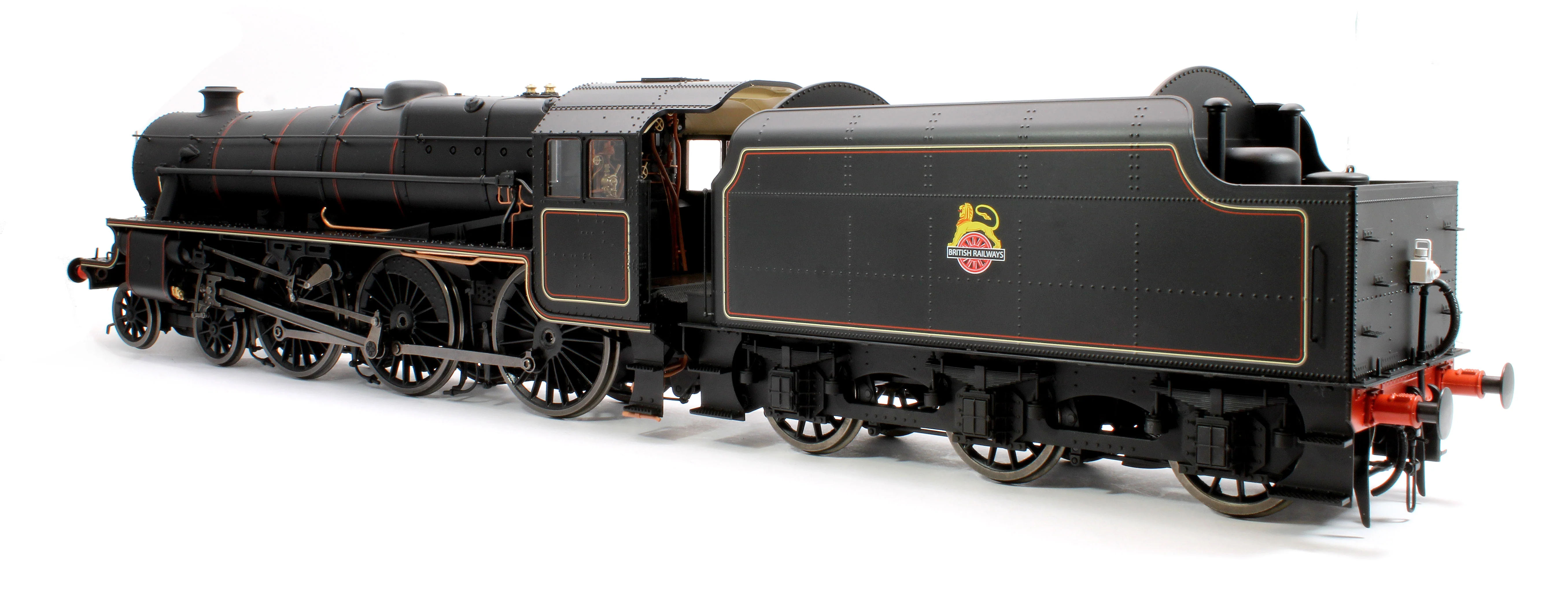 E1004US Stanier Class 5 4-6-0 "Black 5" Early BR Lined Unnumbered Riveted Tender Steam Locomotive - DCC Sound - Image 3