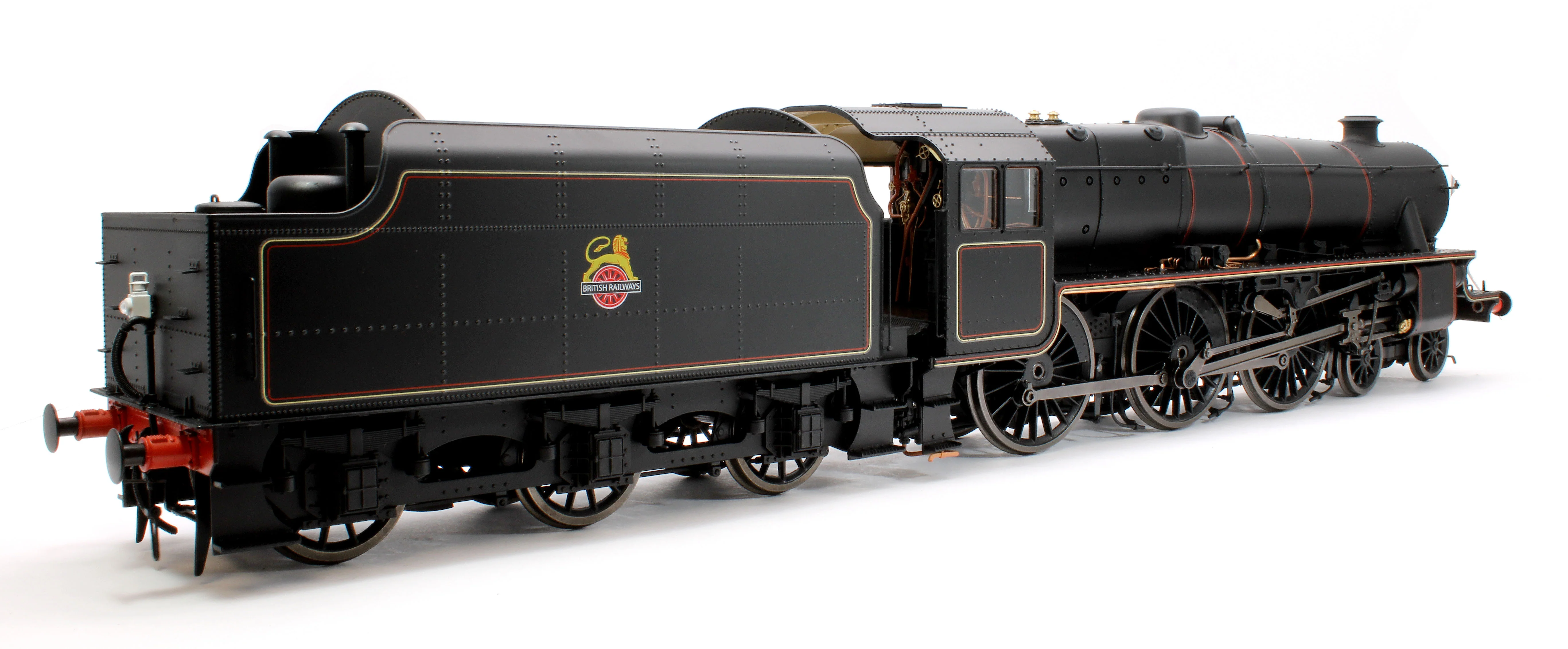 E1004US Stanier Class 5 4-6-0 "Black 5" Early BR Lined Unnumbered Riveted Tender Steam Locomotive - DCC Sound - Image 4