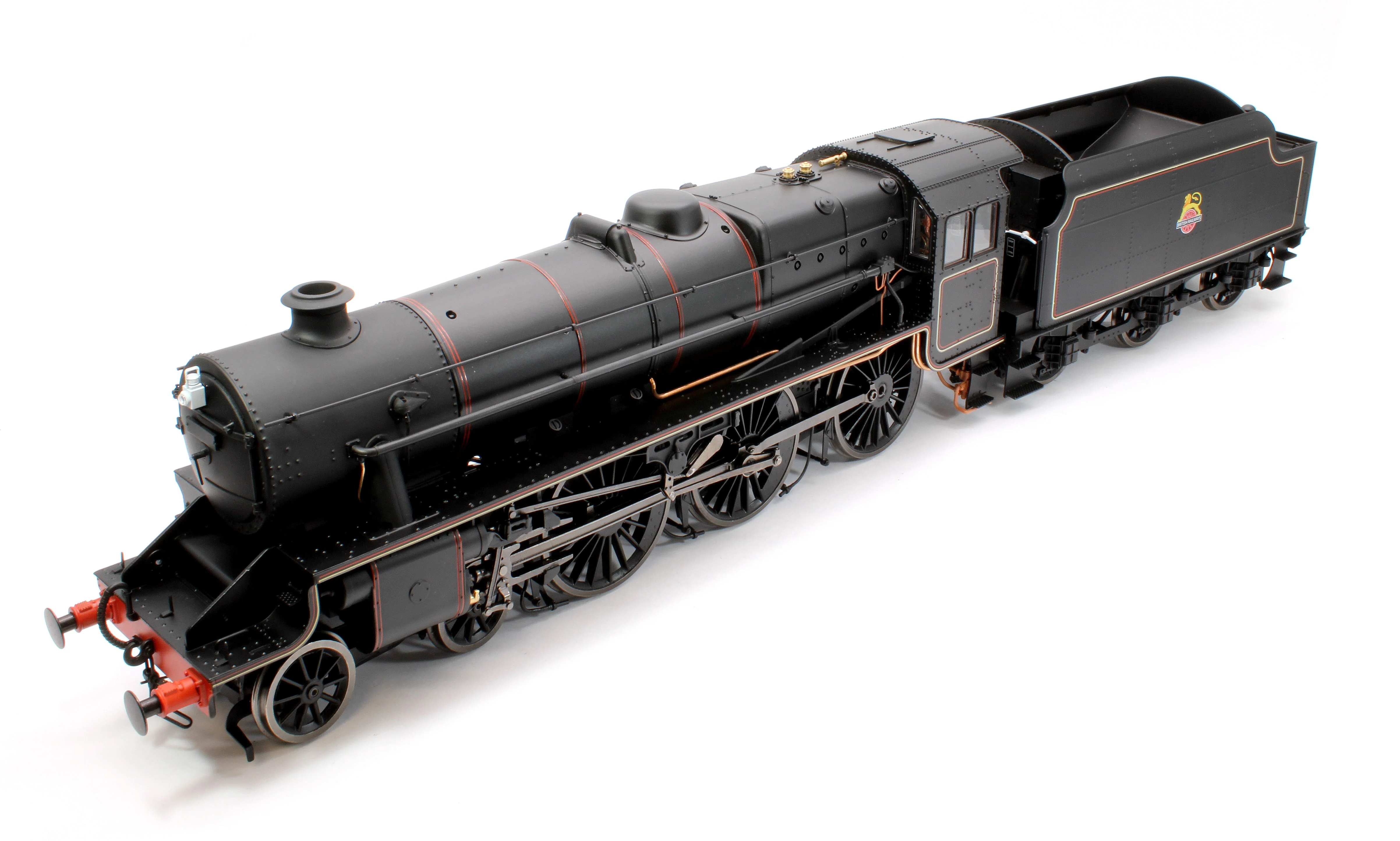 E1004US Stanier Class 5 4-6-0 "Black 5" Early BR Lined Unnumbered Riveted Tender Steam Locomotive - DCC Sound - Image 8