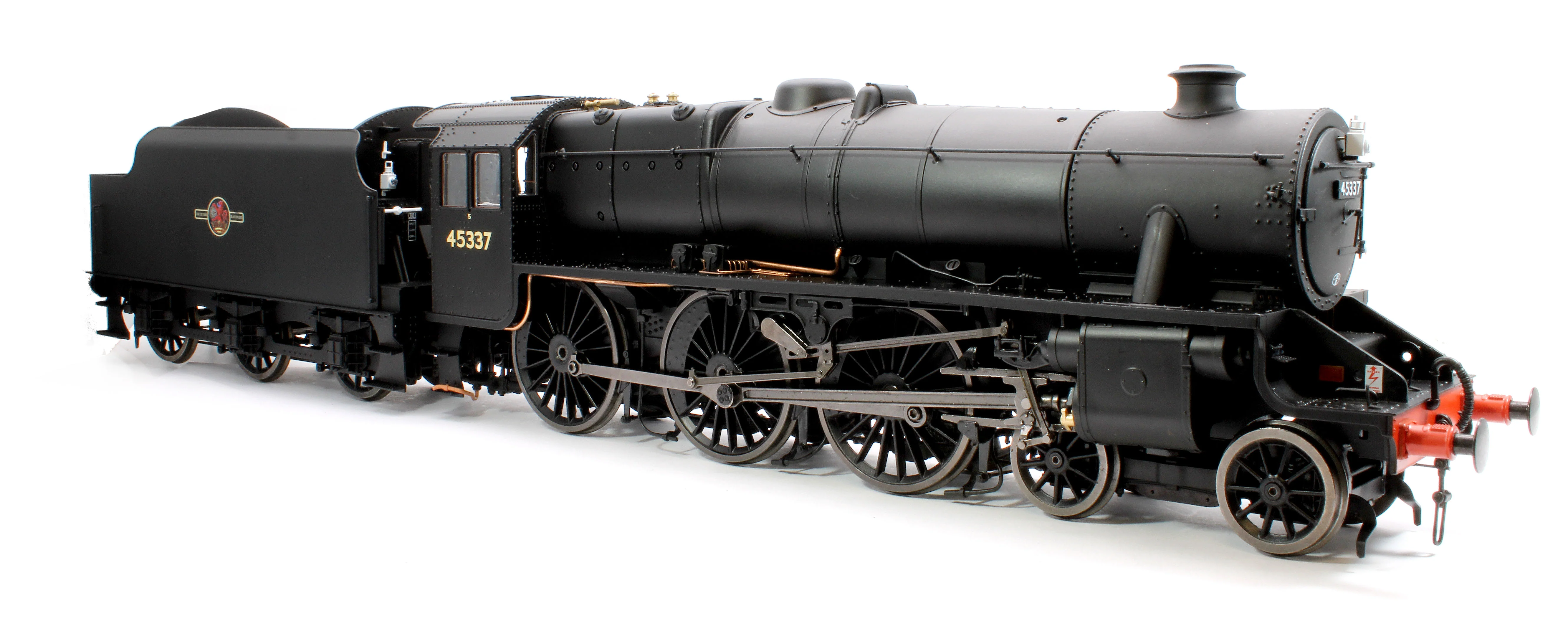 E1007S Stanier Class 5 4-6-0 "Black 5" Plain BR Black '45337' Welded Tender Steam Locomotive - DCC Sound - Image 5