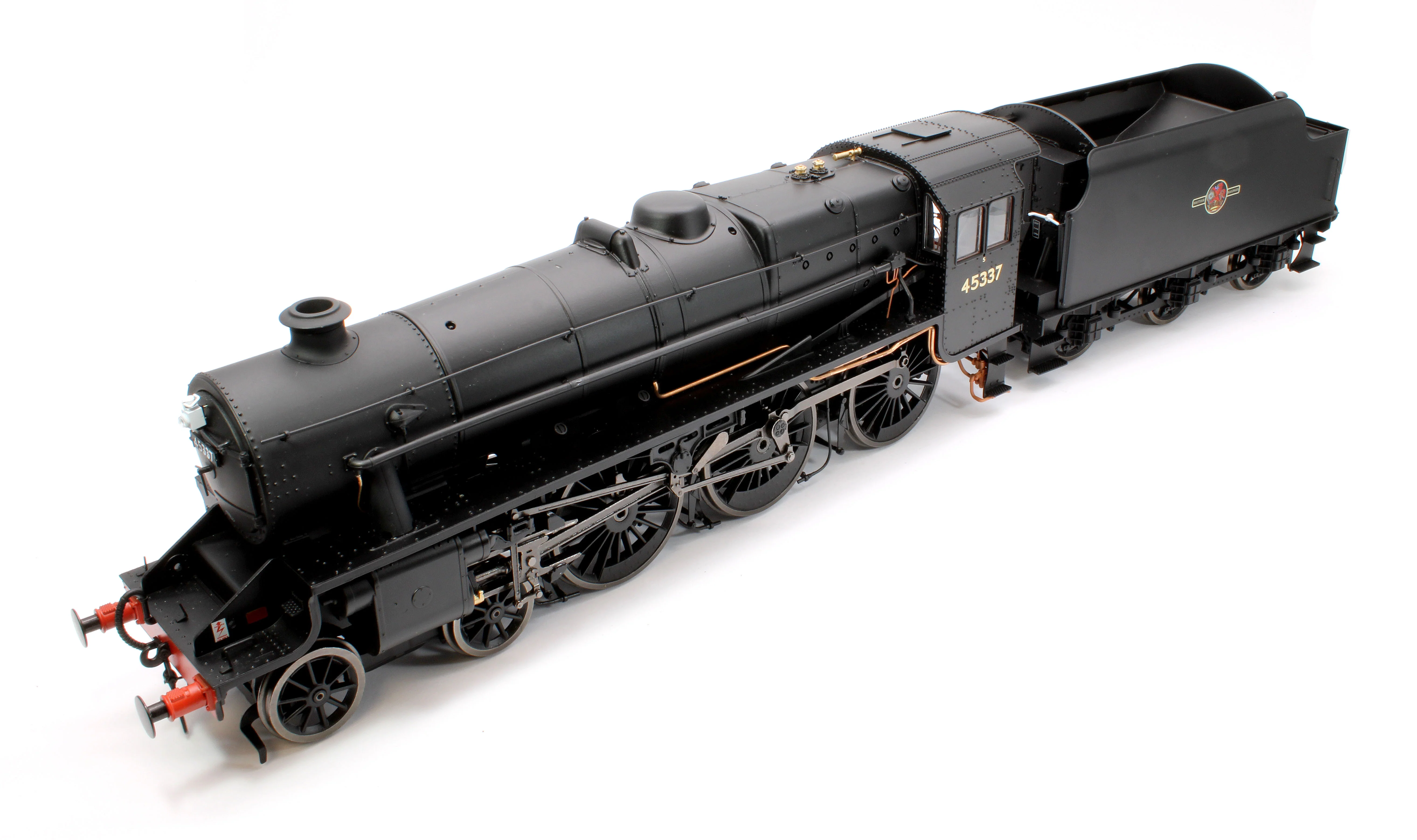 E1007S Stanier Class 5 4-6-0 "Black 5" Plain BR Black '45337' Welded Tender Steam Locomotive - DCC Sound - Image 8