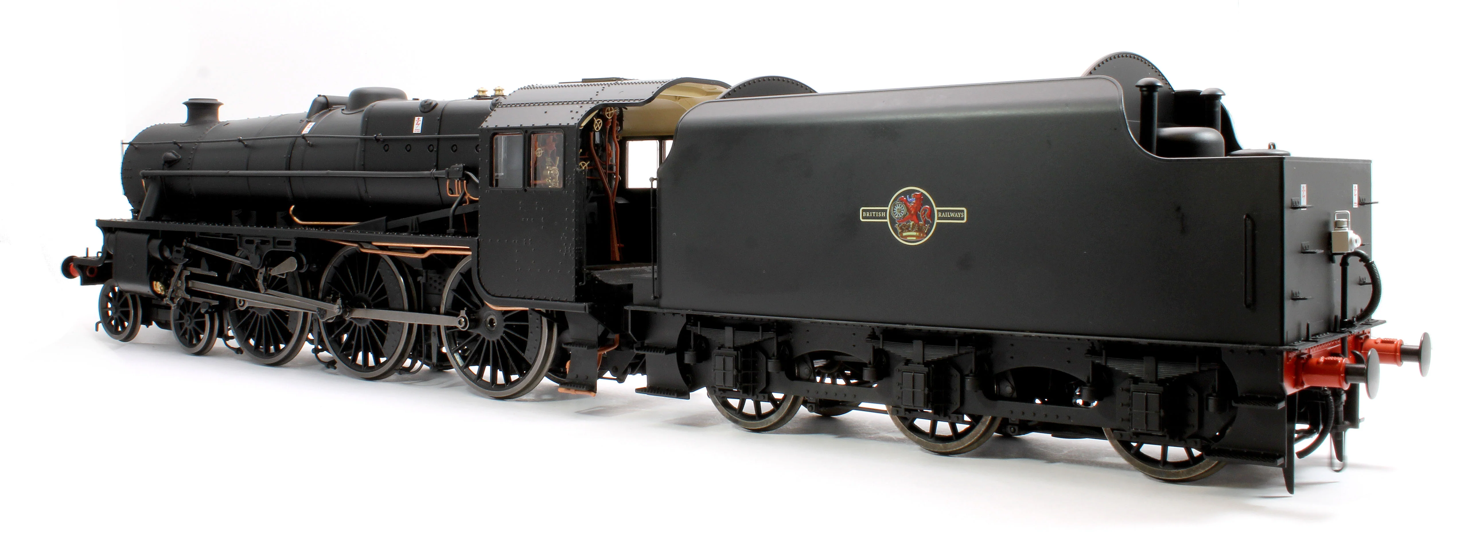 E1007U Stanier Class 5 4-6-0 "Black 5" Plain BR Black 'Un-numbered' Welded Tender Steam Locomotive - Image 3