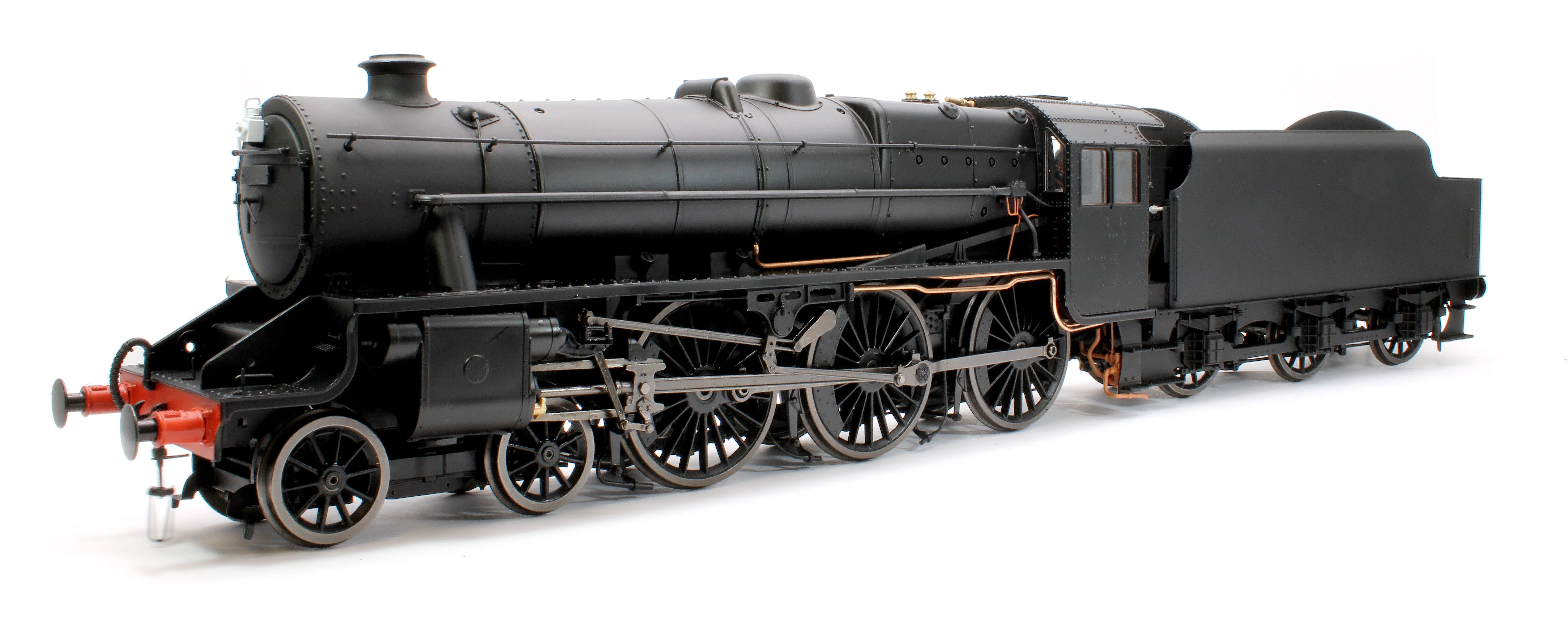 E1009U Stanier Class 5 4-6-0 "Black 5" Plain Black 'Un-numbered' Welded Tender Steam Locomotive