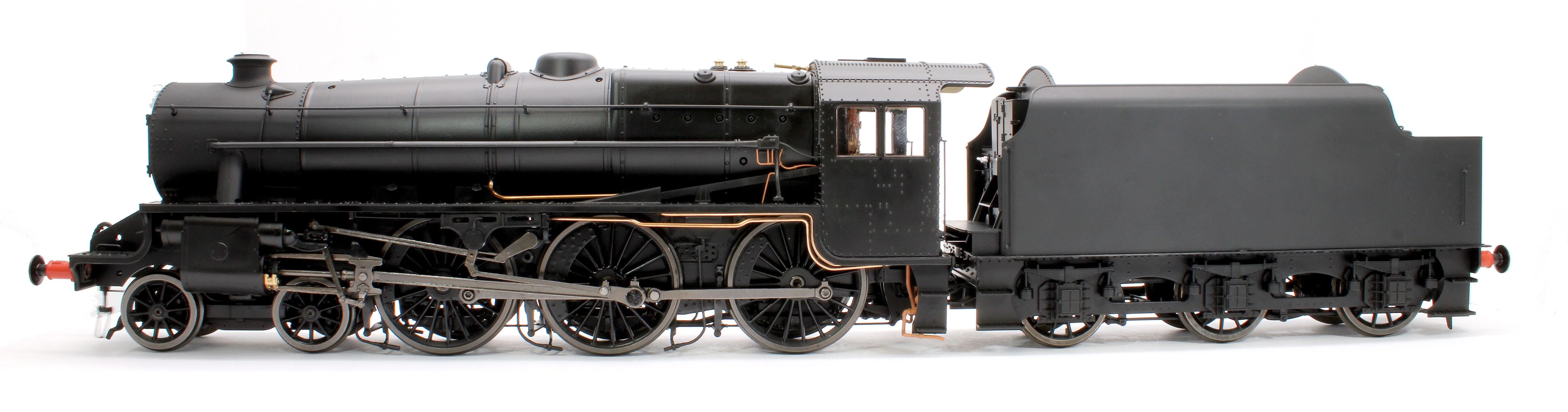 E1009U Stanier Class 5 4-6-0 "Black 5" Plain Black 'Un-numbered' Welded Tender Steam Locomotive - Image 2