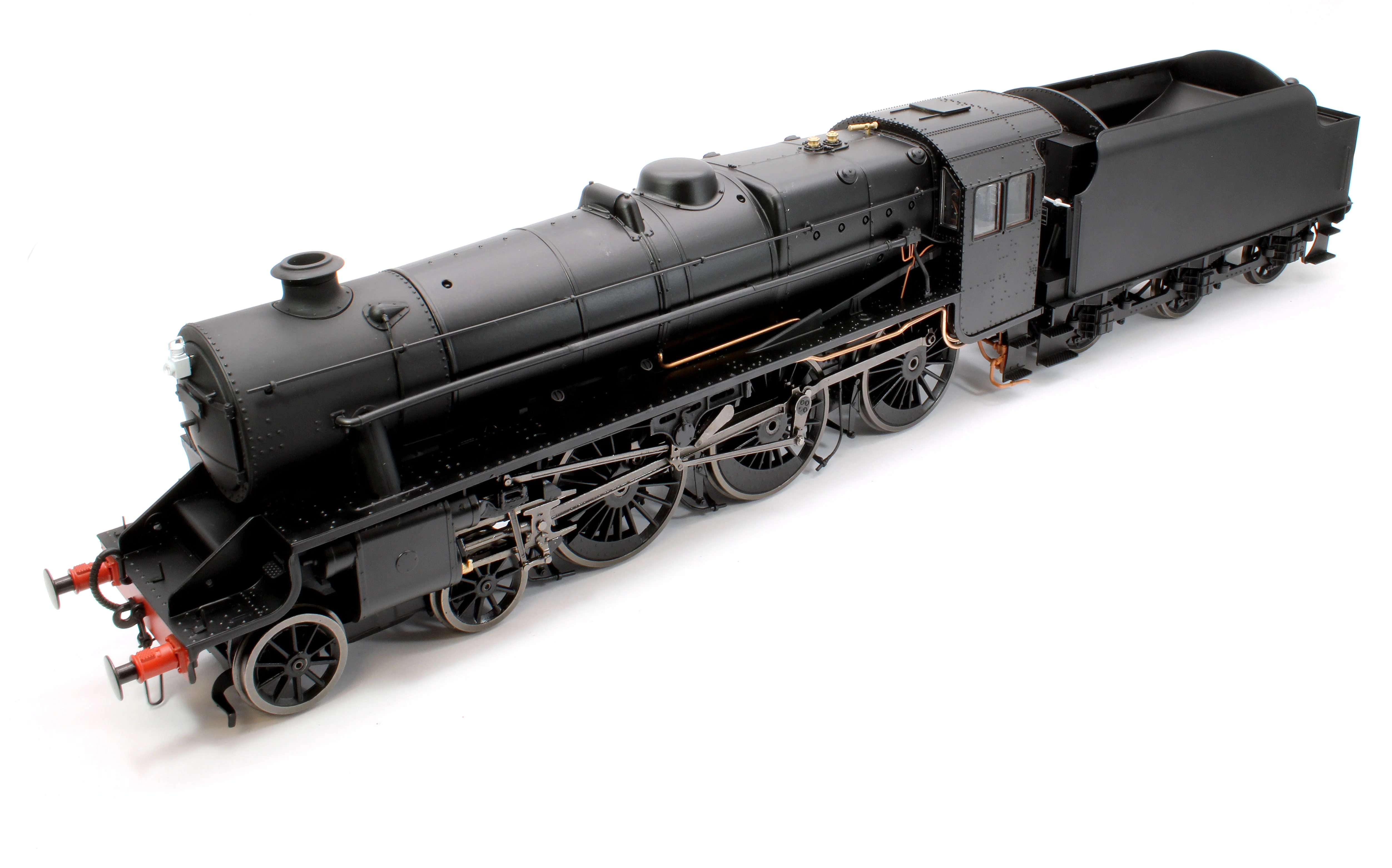 E1009U Stanier Class 5 4-6-0 "Black 5" Plain Black 'Un-numbered' Welded Tender Steam Locomotive - Image 8