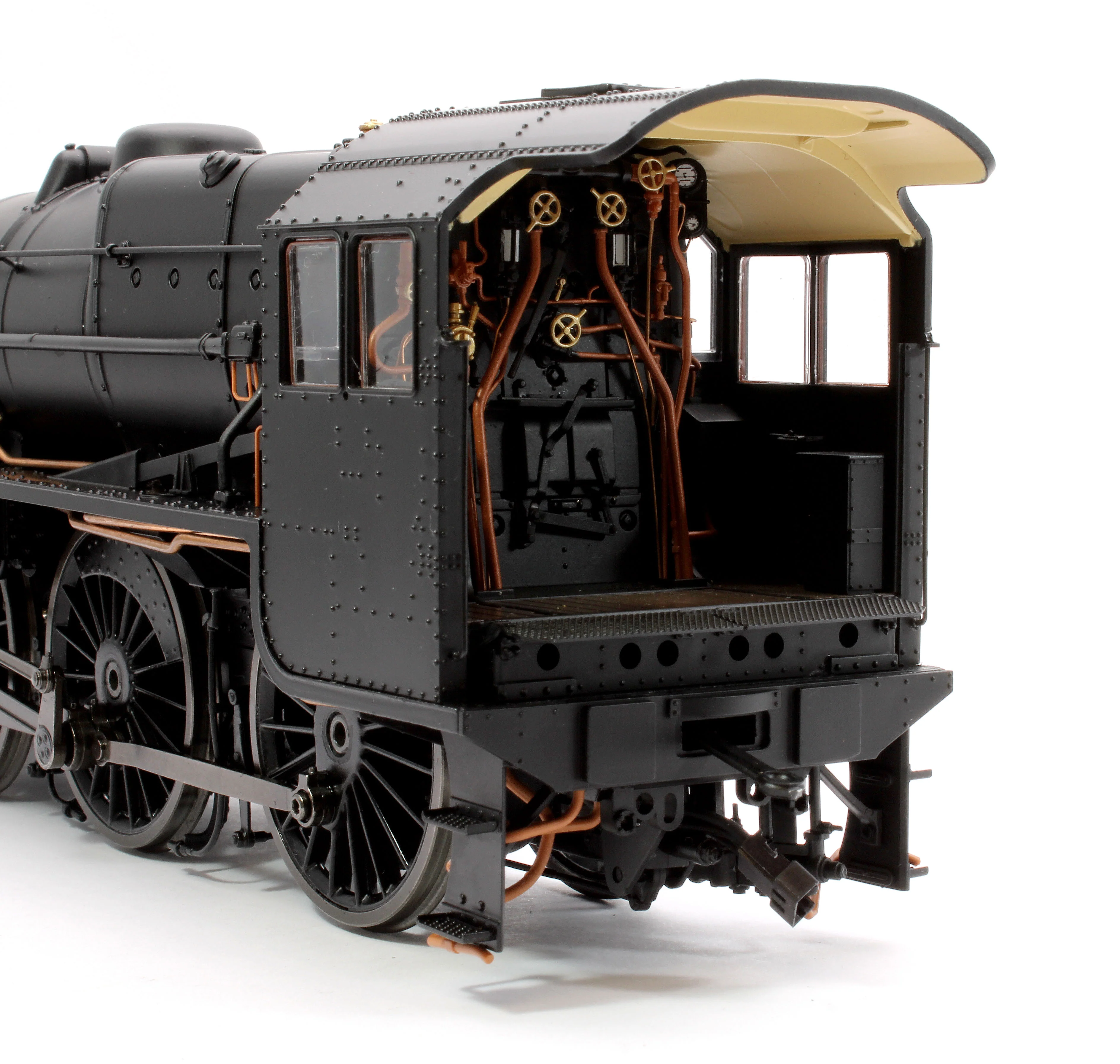 E1010U Stanier Class 5 4-6-0 "Black 5" Plain Black 'Un-numbered' Riveted Tender Steam Locomotive - Image 7