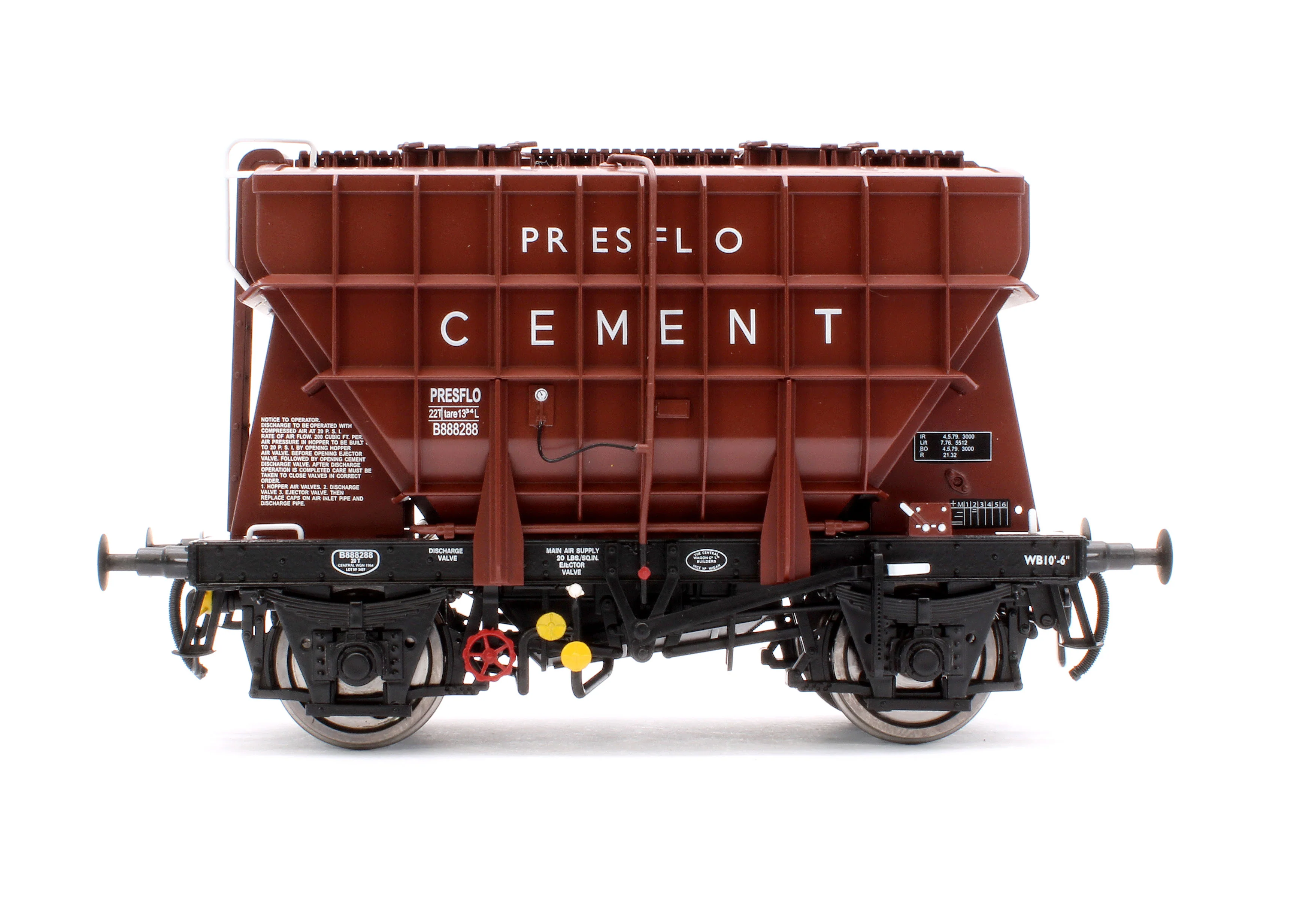 E3001B Presflo Wagon 'Presflo Cement' Bauxite B888288 (Pre-TOPS) - Image 2