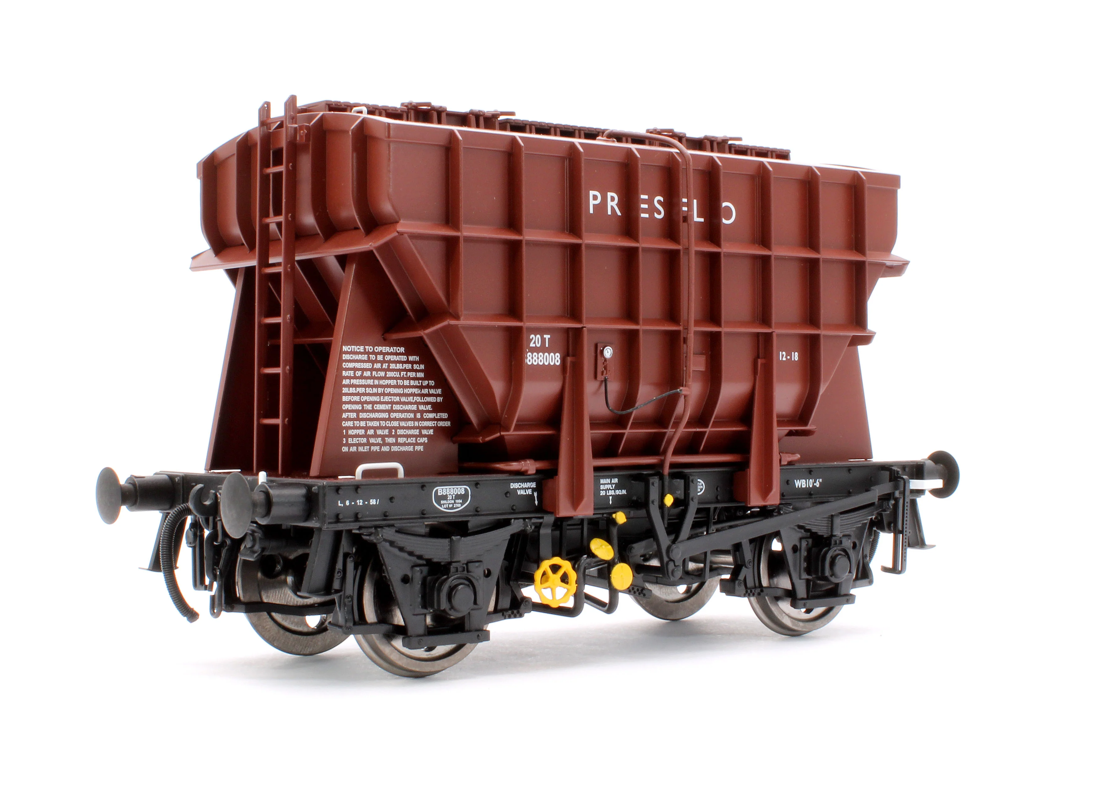 E3007A Presflo Wagon 'Presflo' Bauxite B888008 (Pre-TOPS)