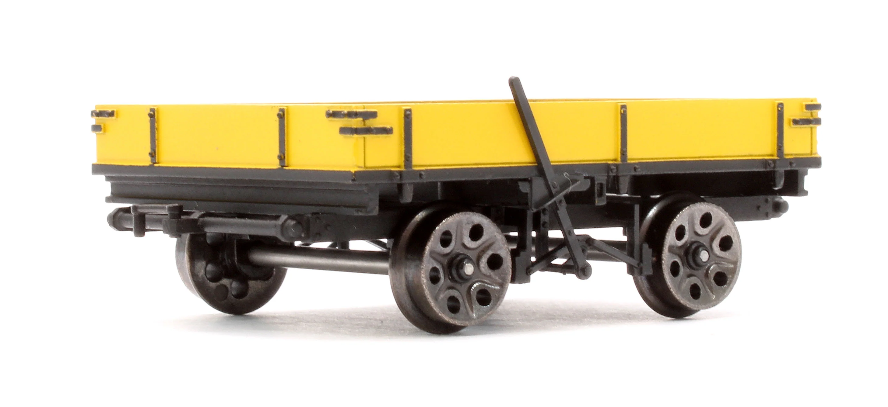 E3023 Wickham Planked Trailer, BR Yellow