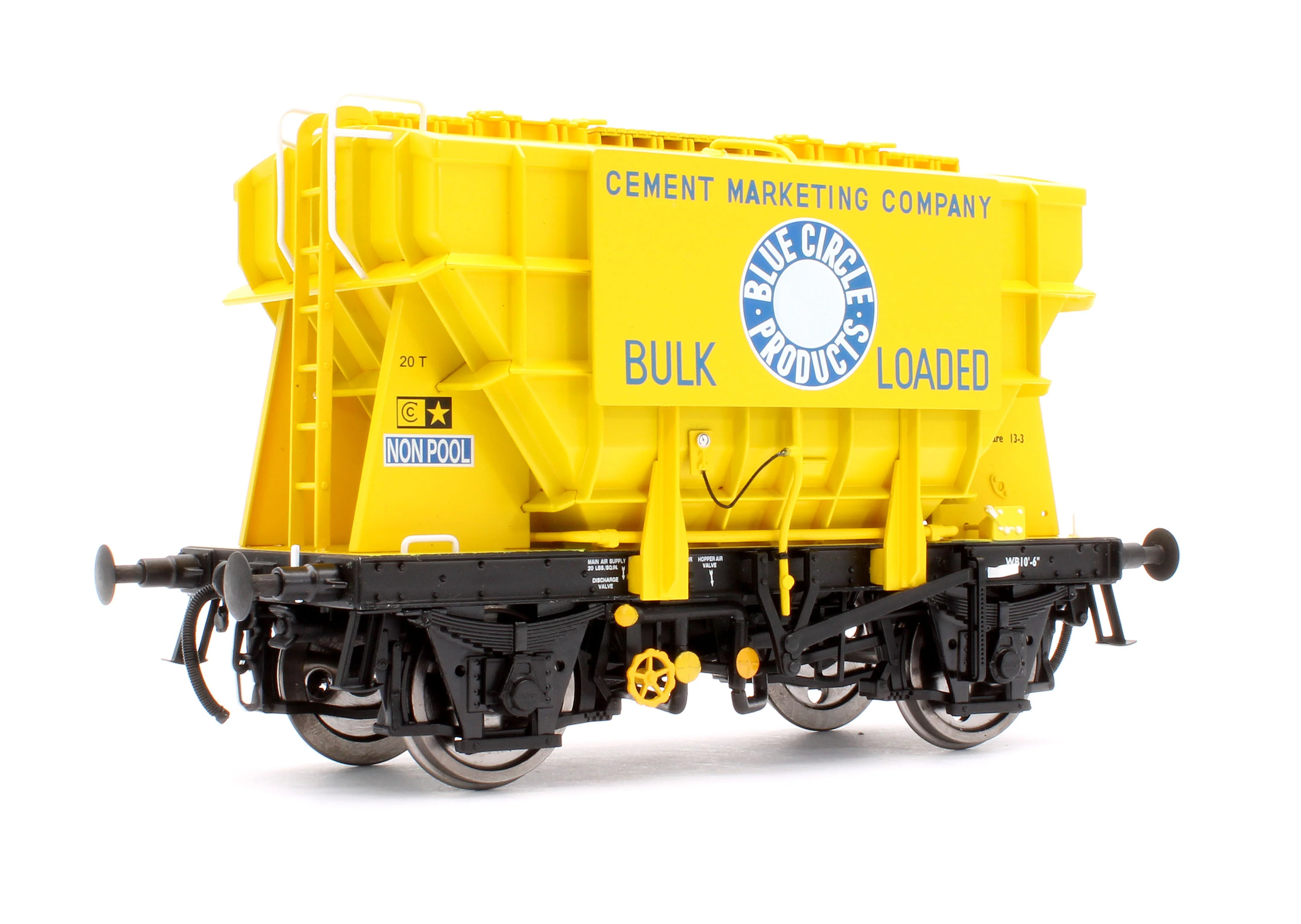 E3003U Presflo Wagon 'Blue Circle' Yellow Un-Numbered