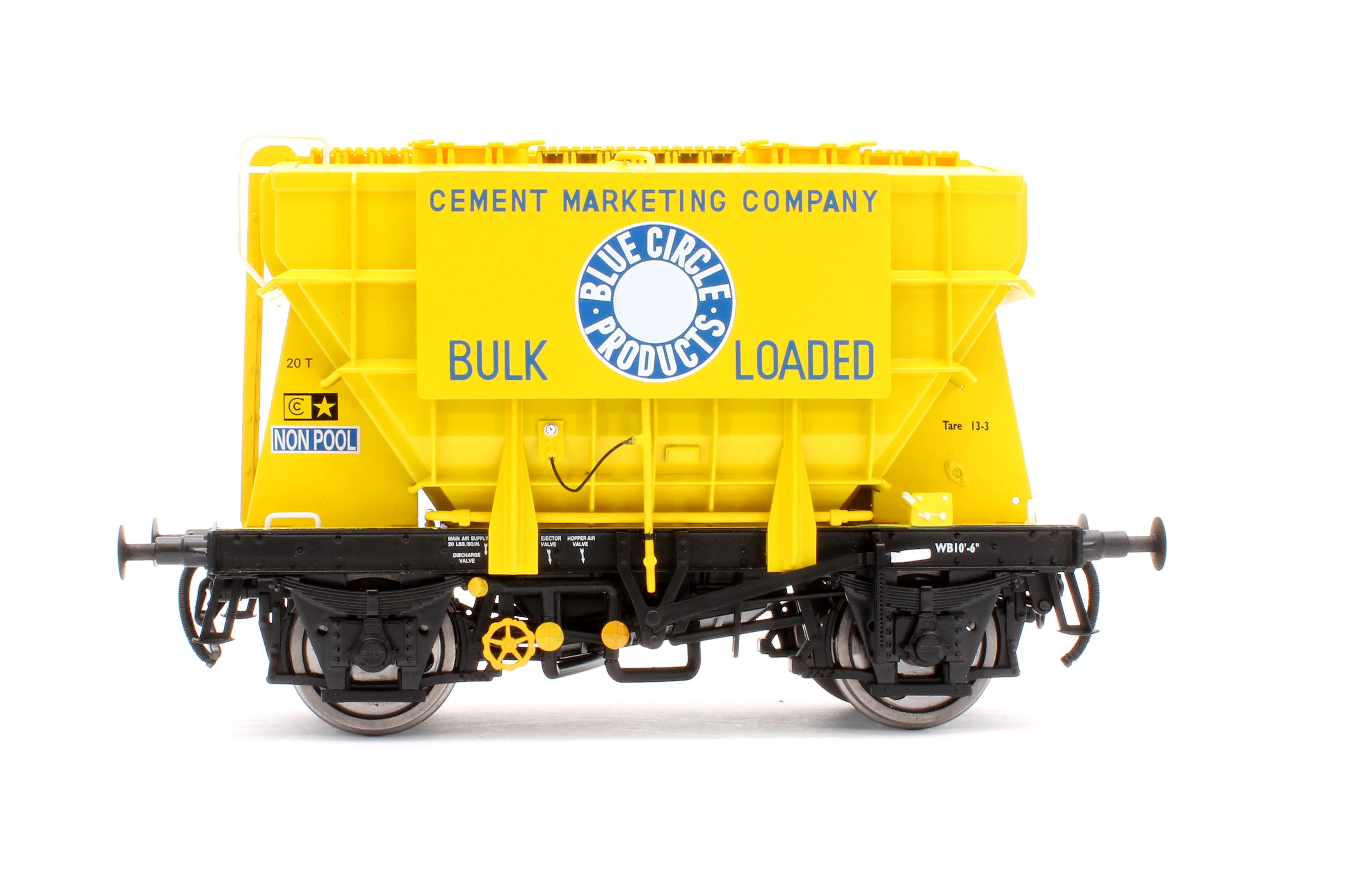 E3003U Presflo Wagon 'Blue Circle' Yellow Un-Numbered - Image 2