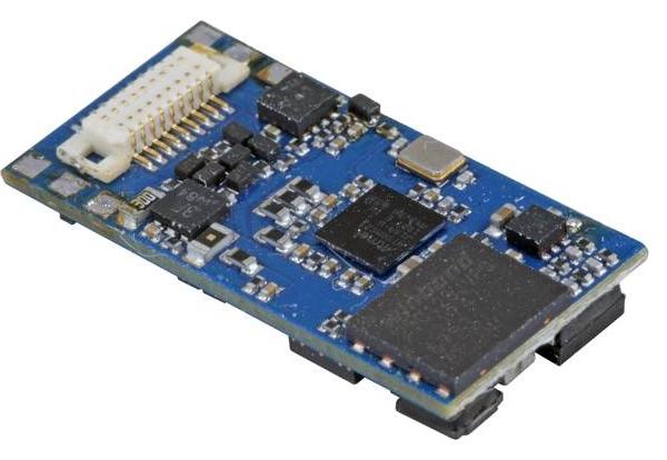 58818 LokSound 5 micro DCC/MM/SX/M4 Blank Decoder, Next18, with Speaker 11x15mm