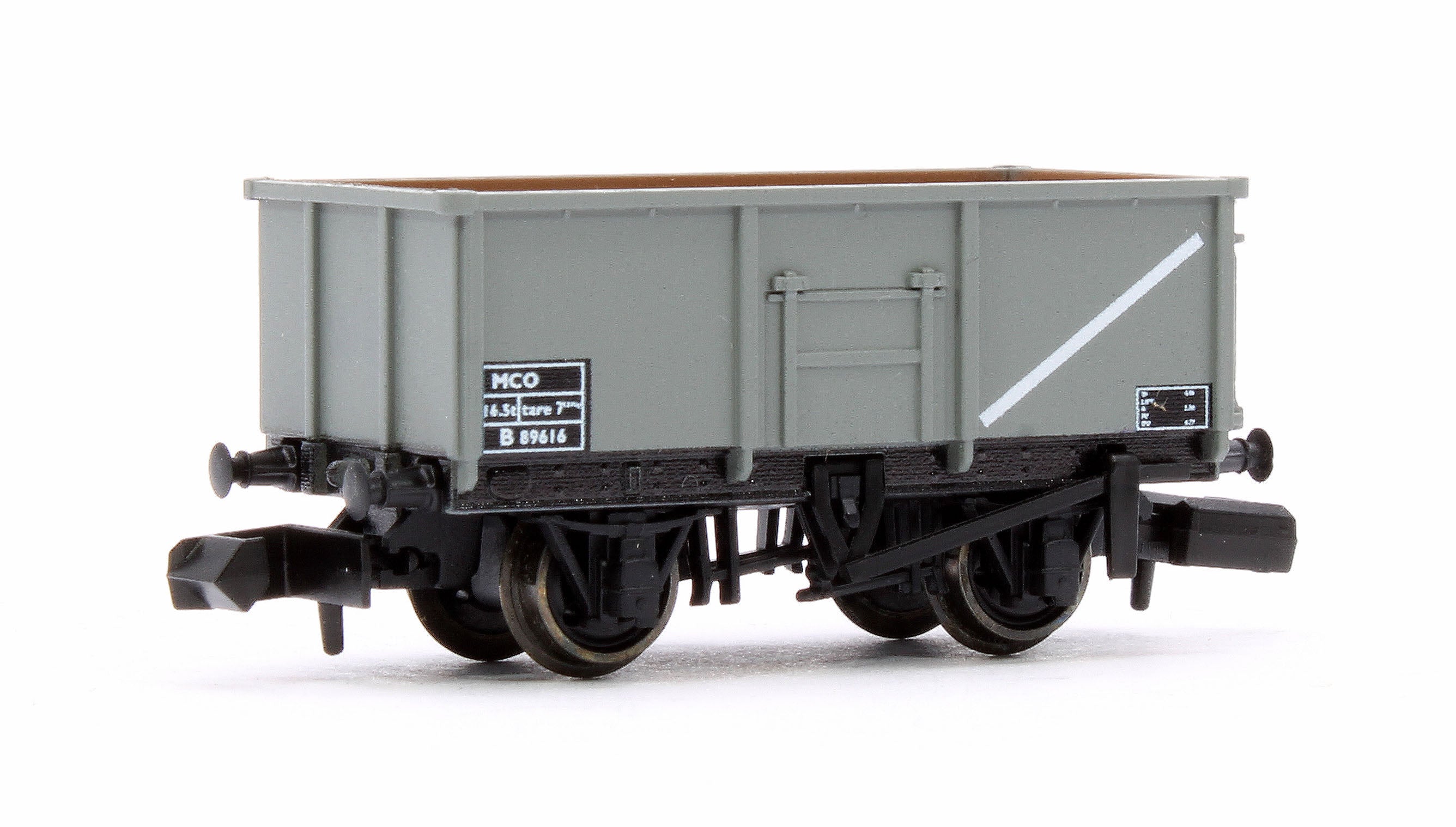 NR1001B Ex-BR 16 ton Mineral Wagon (MCO) Unfitted Grey B89616 - Image 3