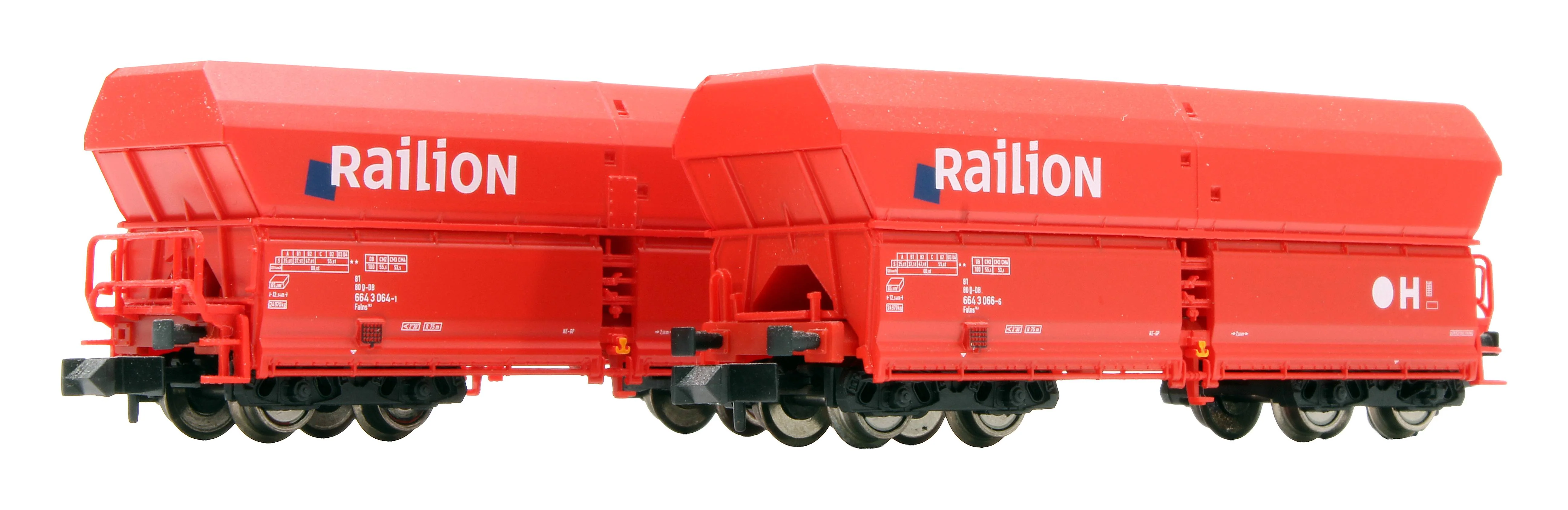 Pre-Owned 852317 2 Piece Set of Self Unloading Wagons Type Falns 183, DB AG