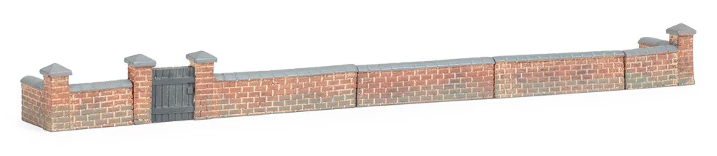 R7354 Front and Left Hand Victorian Terrace House Garden Wall