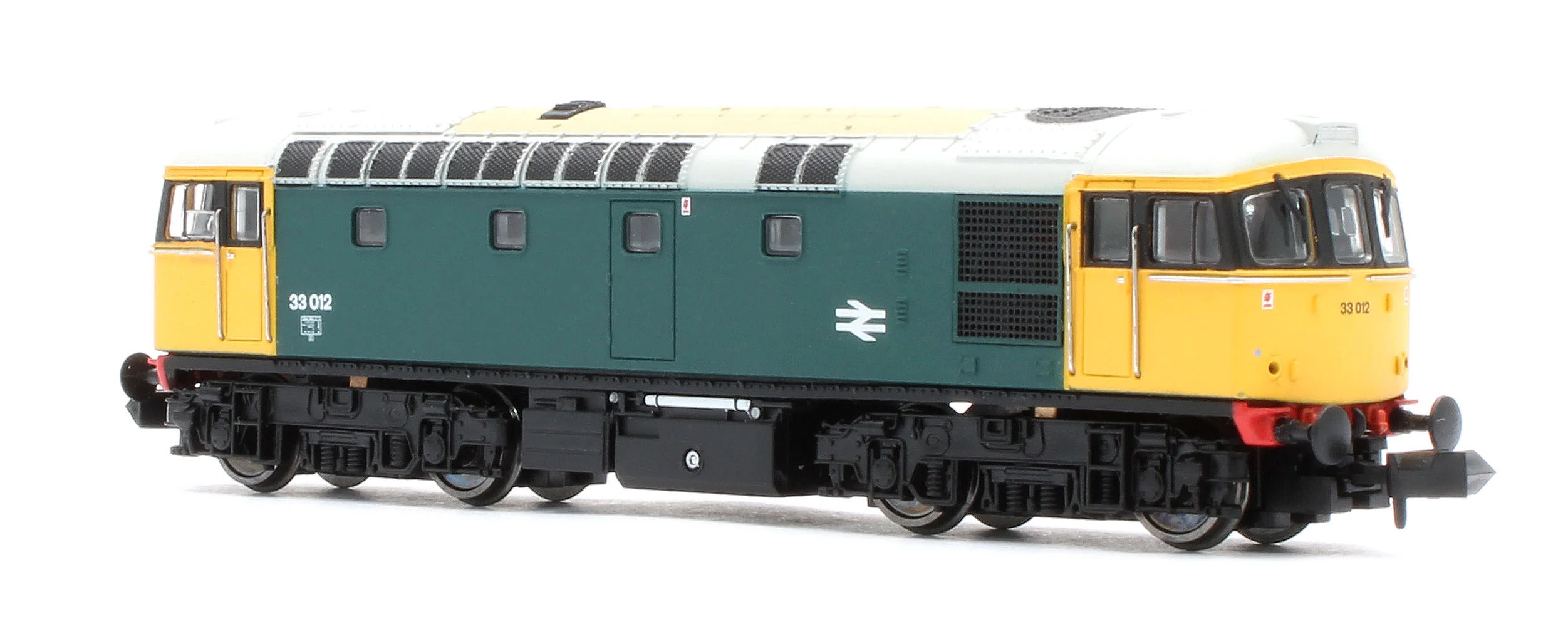 GM2210604D Class 33 012 BR Blue w/Yellow & Black Cabs Diesel Locomotive - DCC Fitted - Image 6