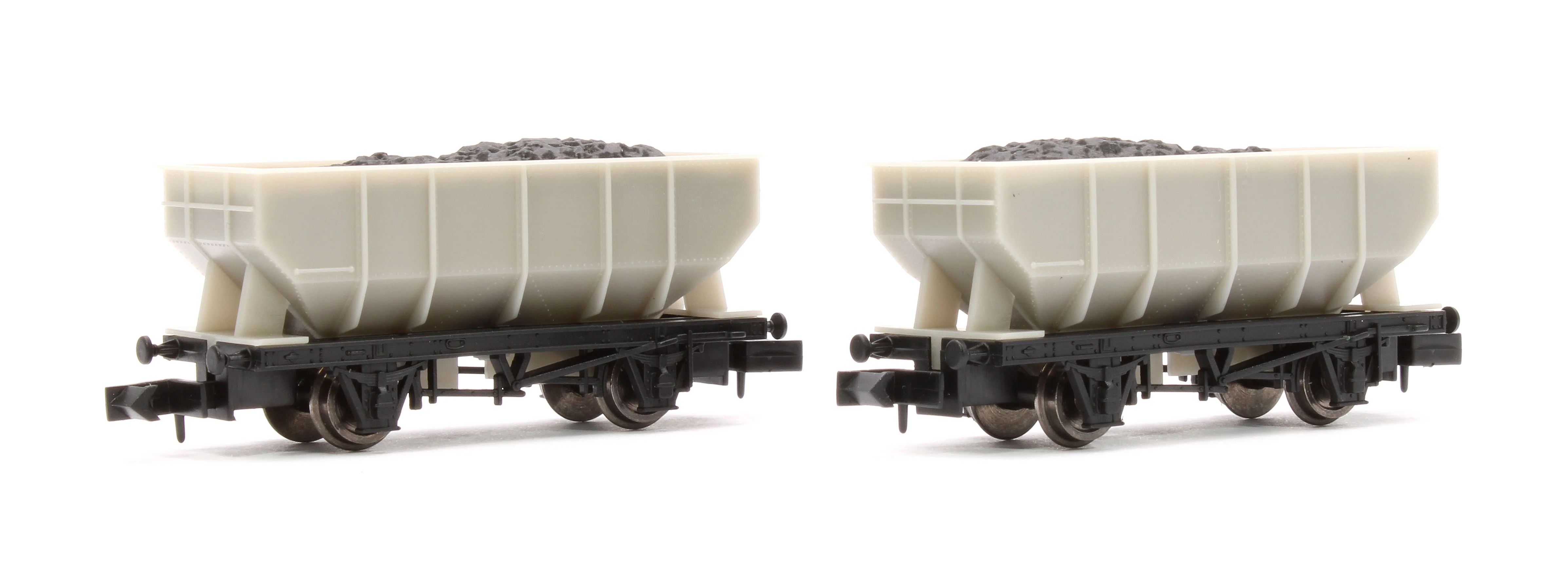 GM2410201 21t Hopper Plain Grey Wagon Set (4) - Image 4