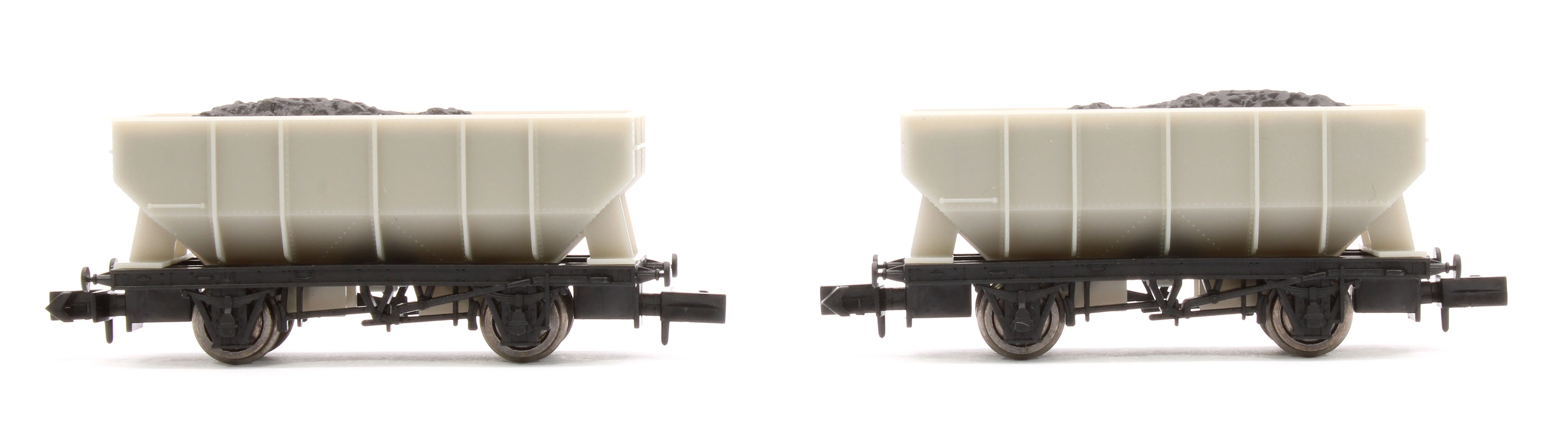 GM2410201 21t Hopper Plain Grey Wagon Set (4) - Image 5