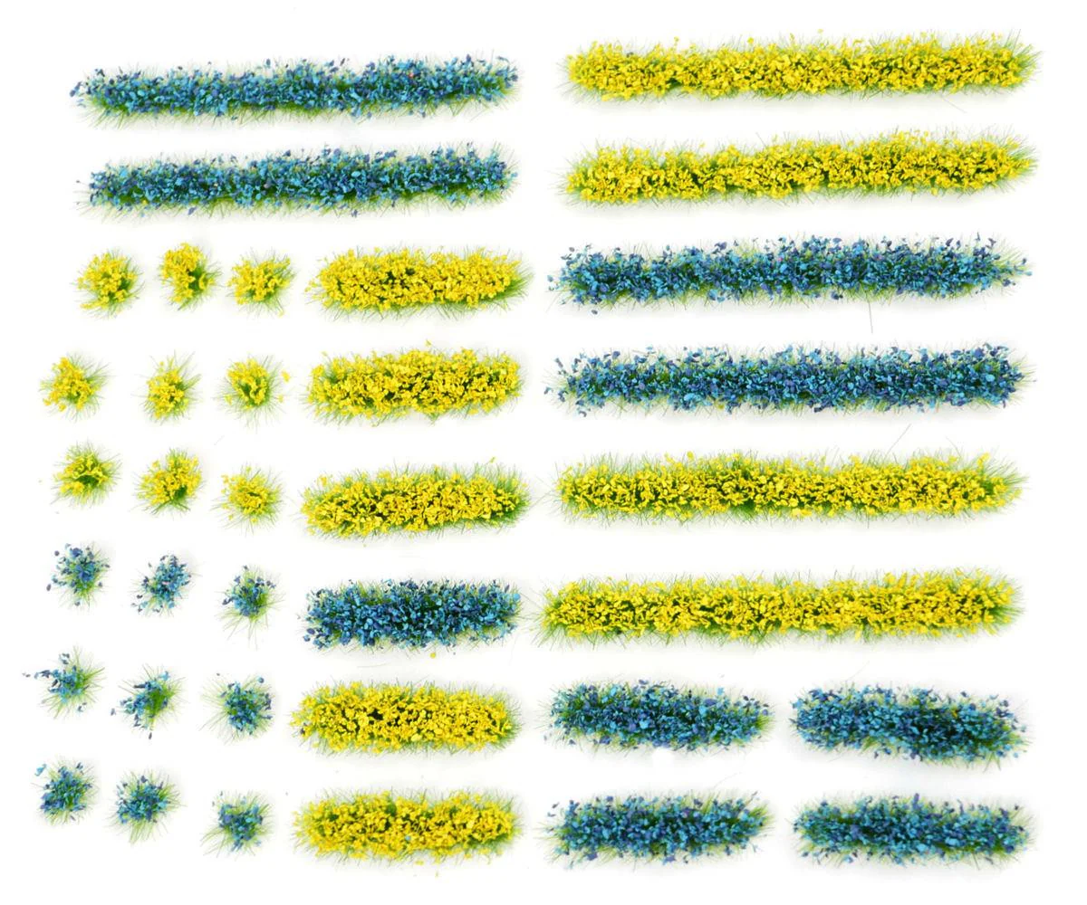 GM139 Flowerbed Set - Blue and Yellow 6mm (36)