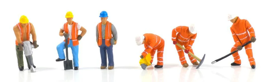 GM951 Manual Workers (6) Figure Set