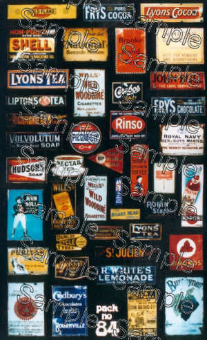 TSOO84 OO Gauge Enamel Advert Signs 4