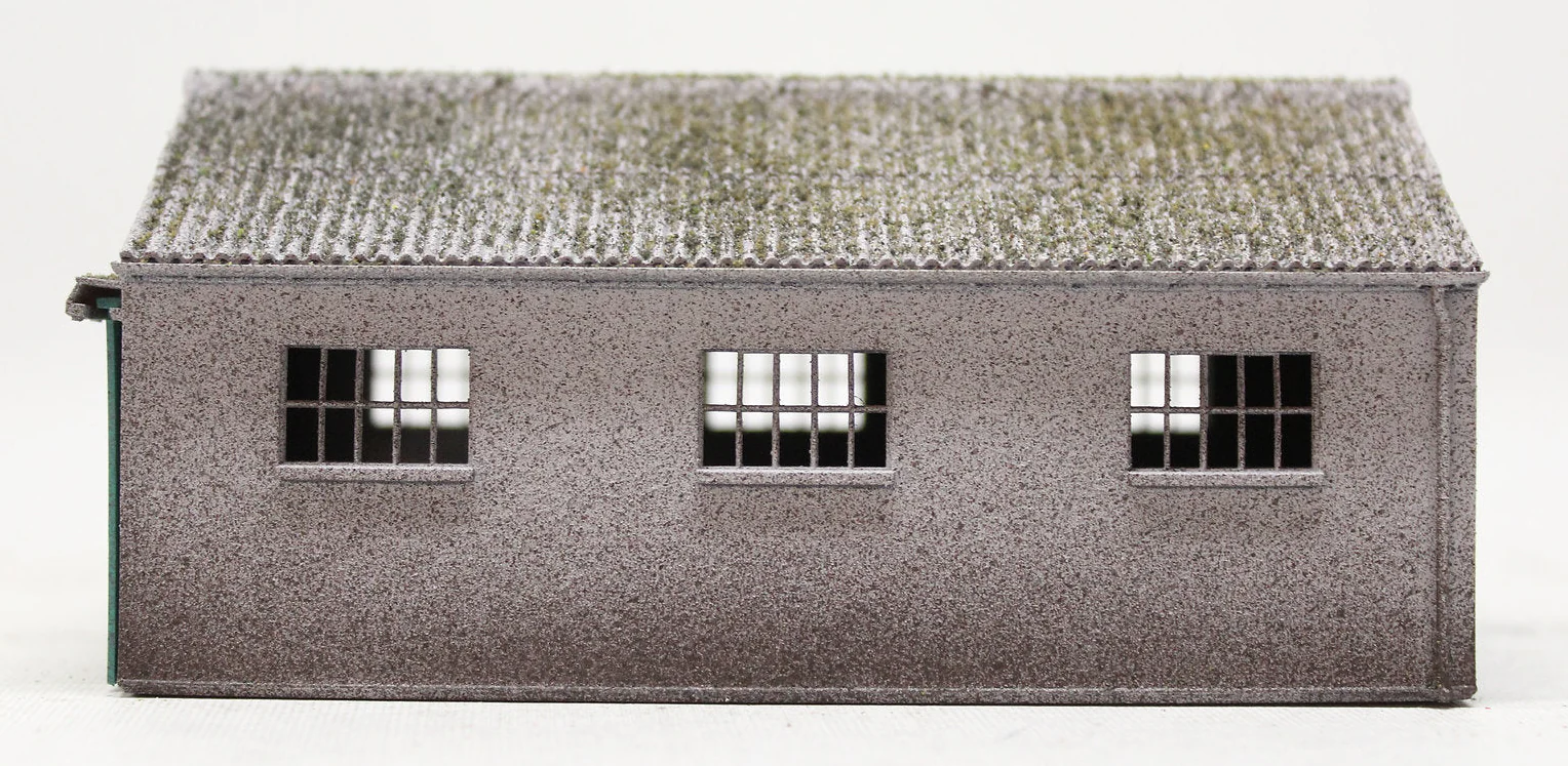 BS8032 Concrete Workshop Garage Peaked Roof - End Doors - UNPAINTED - Image 3
