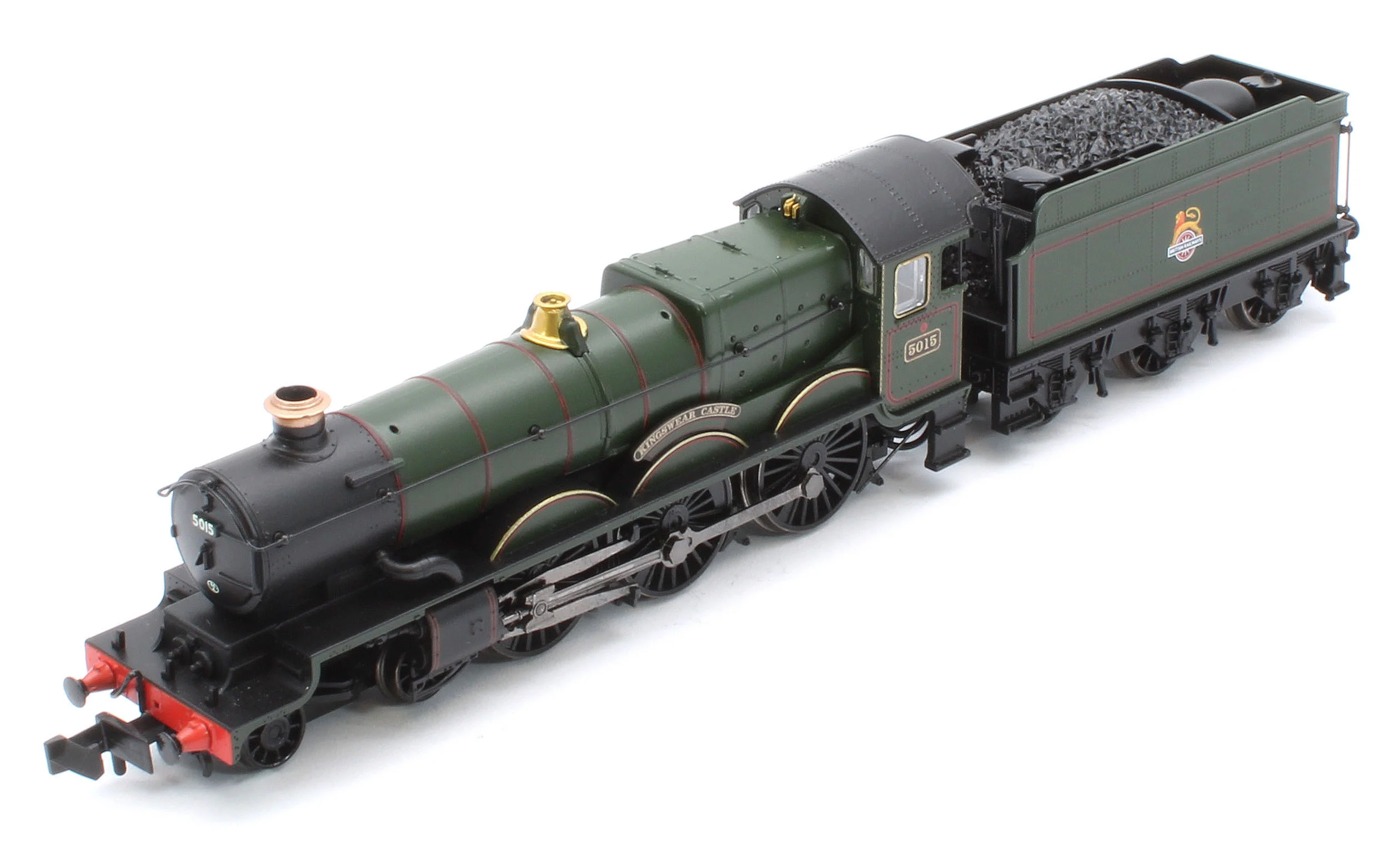 372-031A GWR 4073 'Castle' 5015 'Kingswear Castle' BR Lined Green (Early Emblem) Steam Locomotive - Image 11