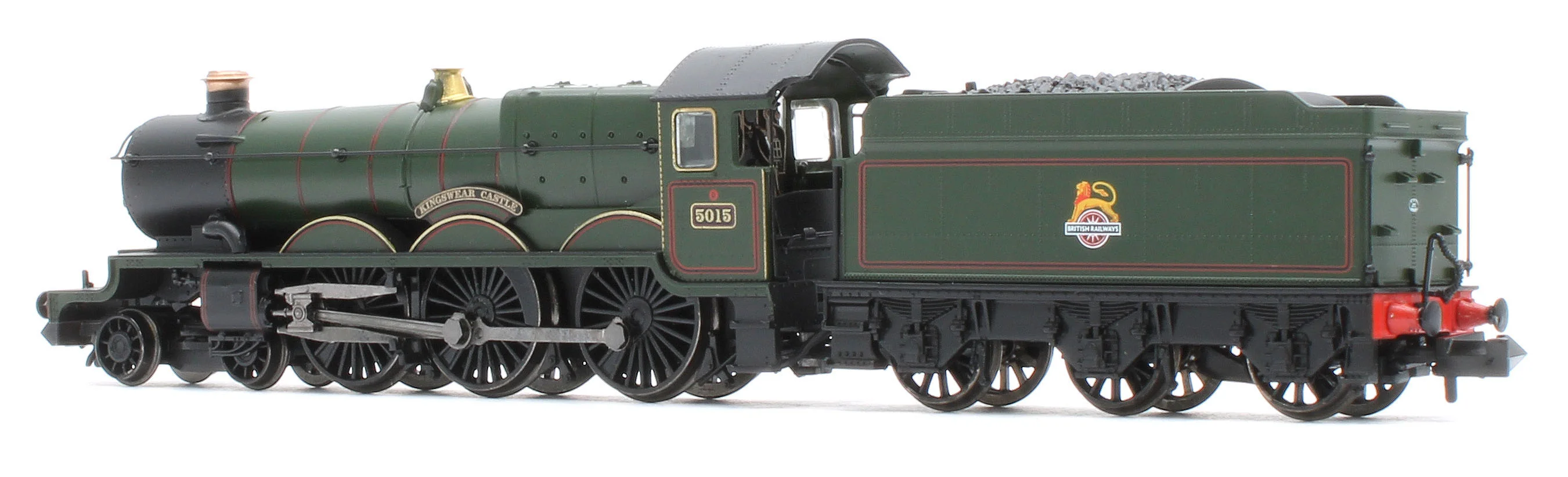 372-031A GWR 4073 'Castle' 5015 'Kingswear Castle' BR Lined Green (Early Emblem) Steam Locomotive - Image 3