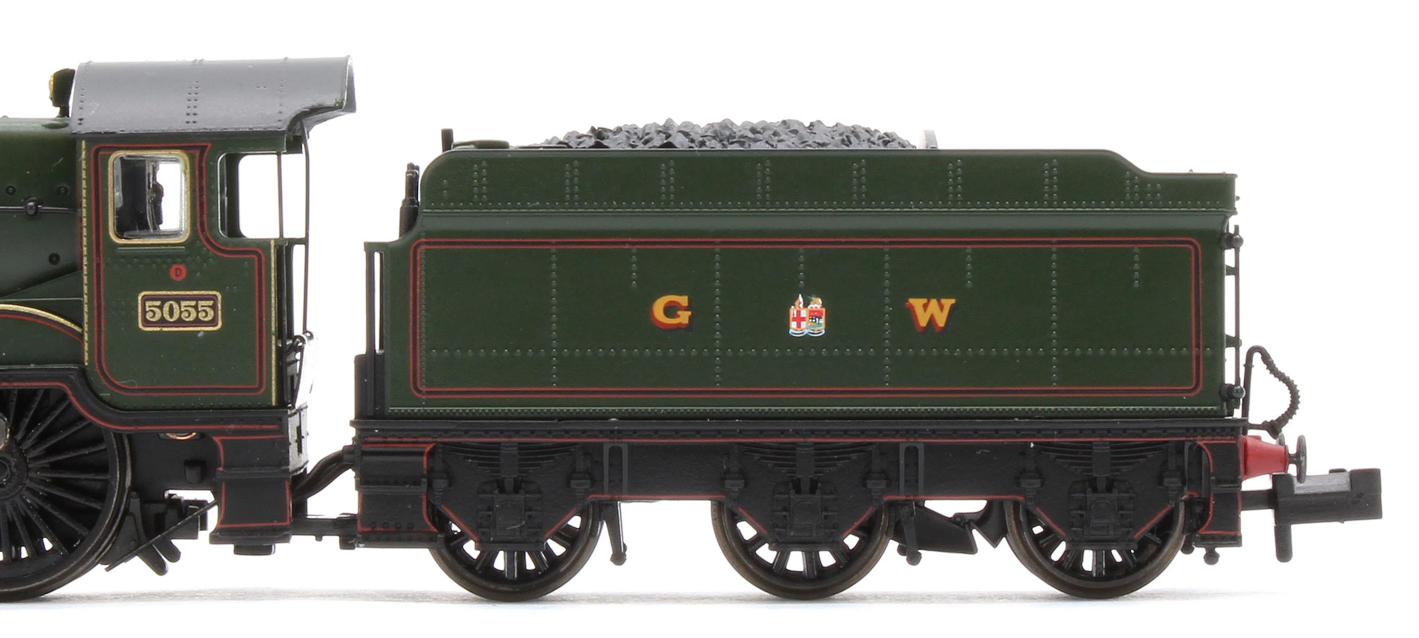 372-034SF GWR 4073 'Castle' 5055 'Earl of Eldon' GWR Lined Green (GW Crest) Steam Locomotive - DCC Sound - Image 10