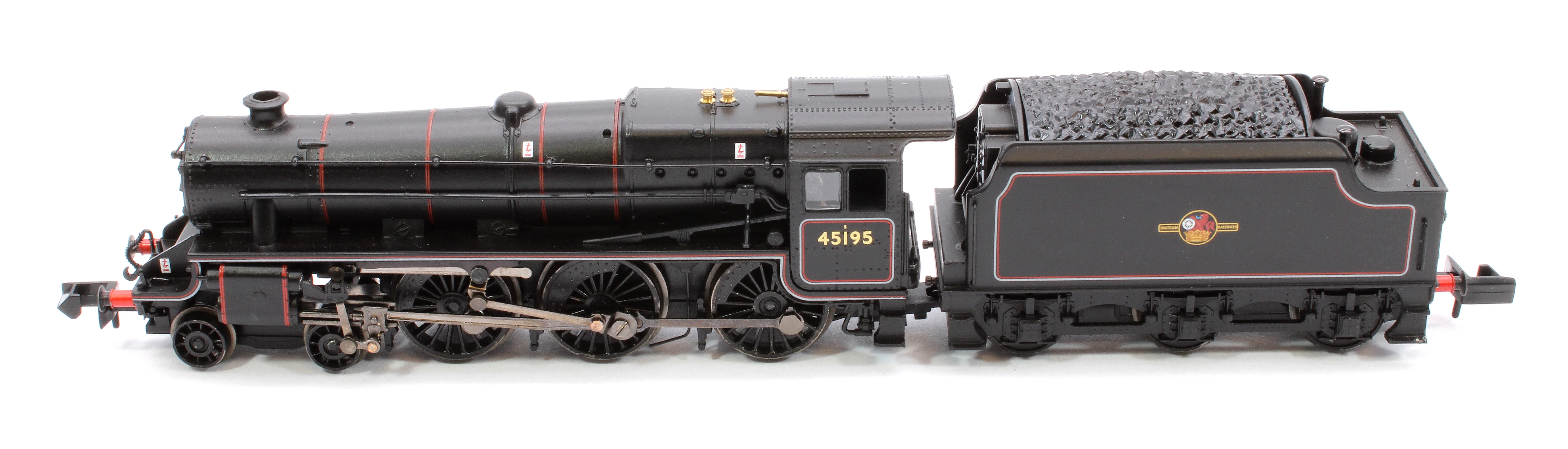 372-137A LMS 5MT 'Black 5' with Welded Tender 45195 BR Lined Black (Late Crest) - Image 9