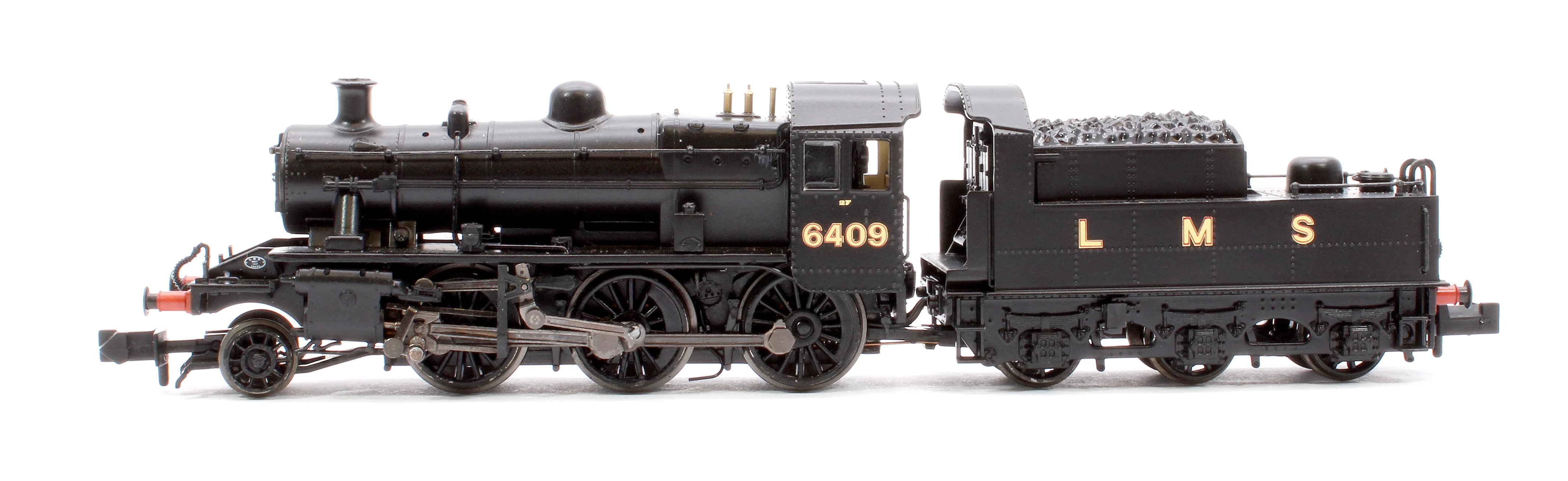 372-627B LMS Ivatt 2MT 6409 LMS Black Steam Locomotive - Image 5