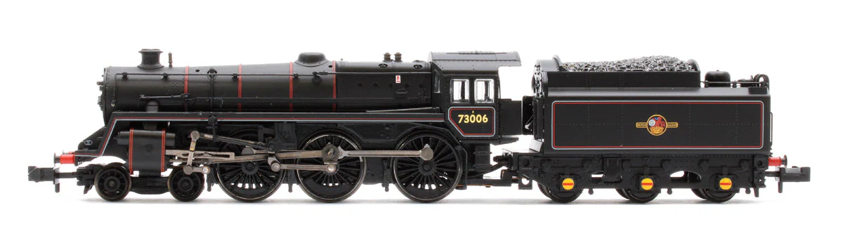 Pre-Owned 372-729ASF BR Standard 5MT with BR1 Tender 73006 BR Lined Black (Late Crest) DCC Sound - Image 5