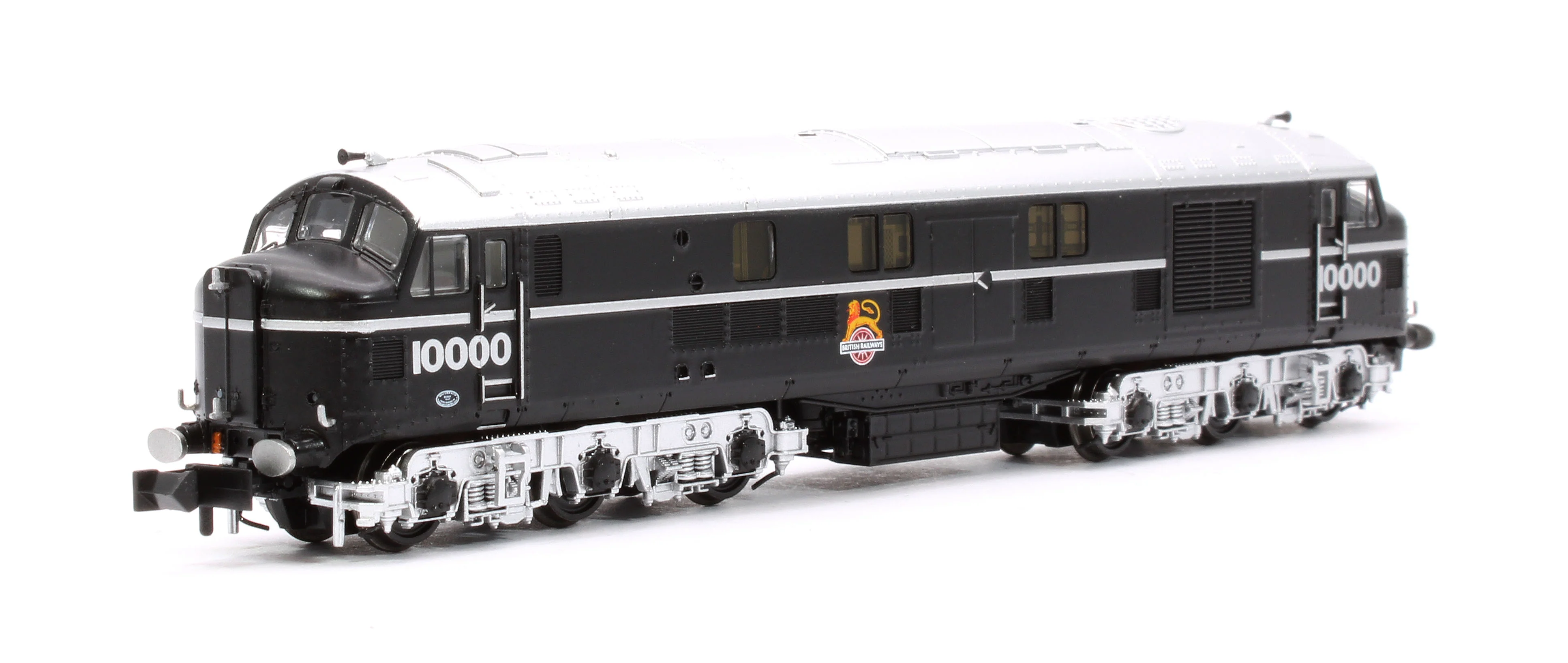 372-912SF LMS 10000 BR Black (Early Emblem) Diesel Locomotive - DCC Sound - Image 3