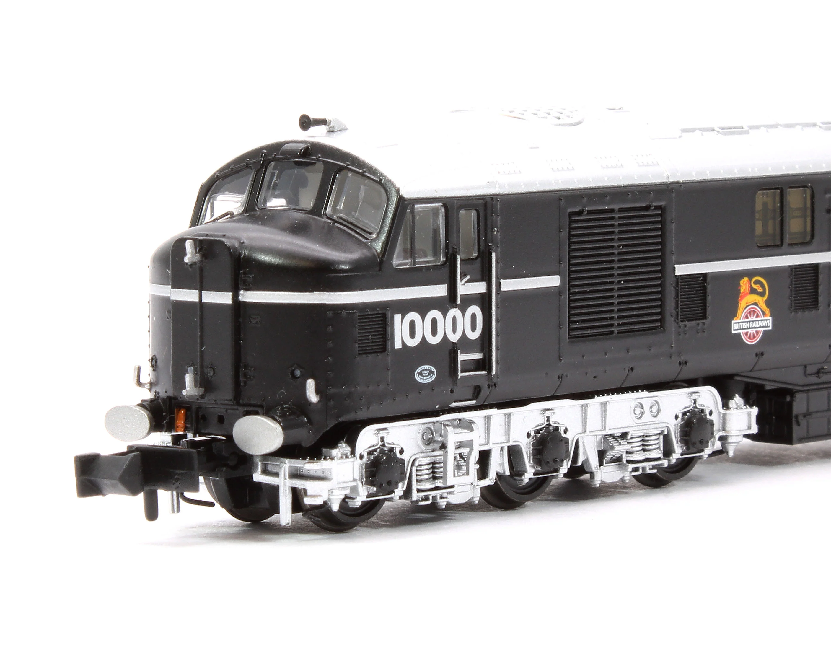 372-912SF LMS 10000 BR Black (Early Emblem) Diesel Locomotive - DCC Sound - Image 7