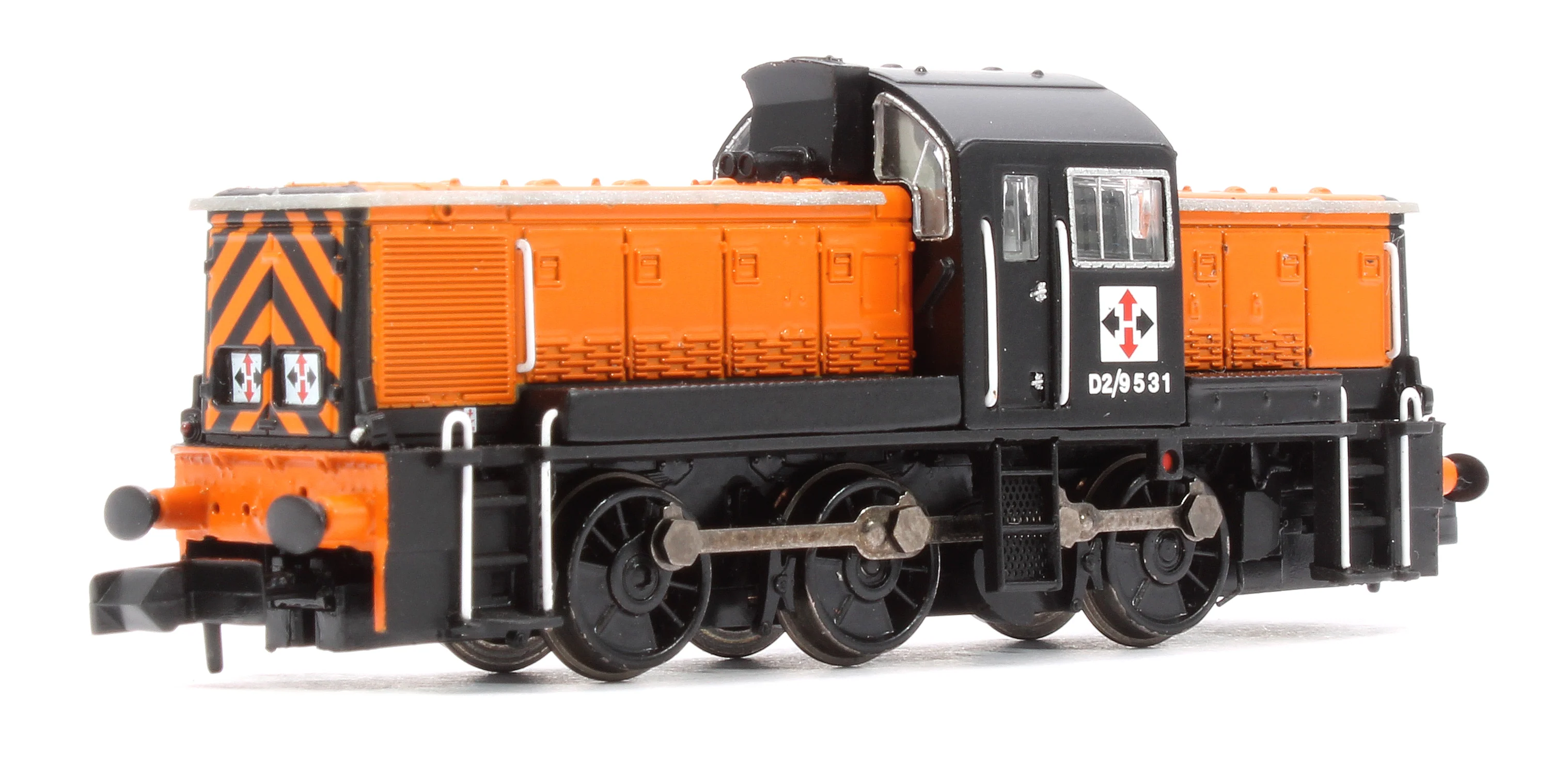 372-954 Class 14 D2/9531 NCB British Oak Orange & Black Diesel Locomotive