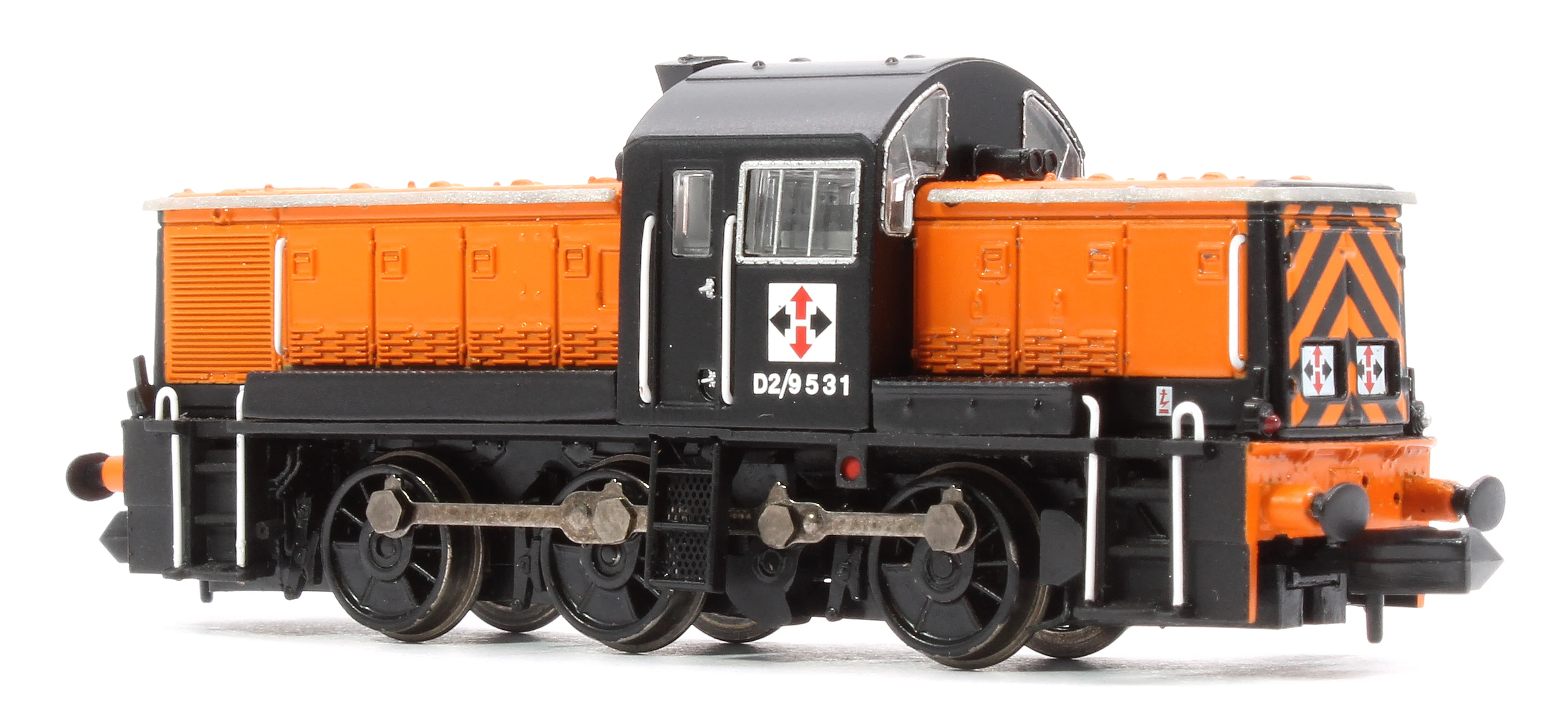 372-954 Class 14 D2/9531 NCB British Oak Orange & Black Diesel Locomotive - Image 4
