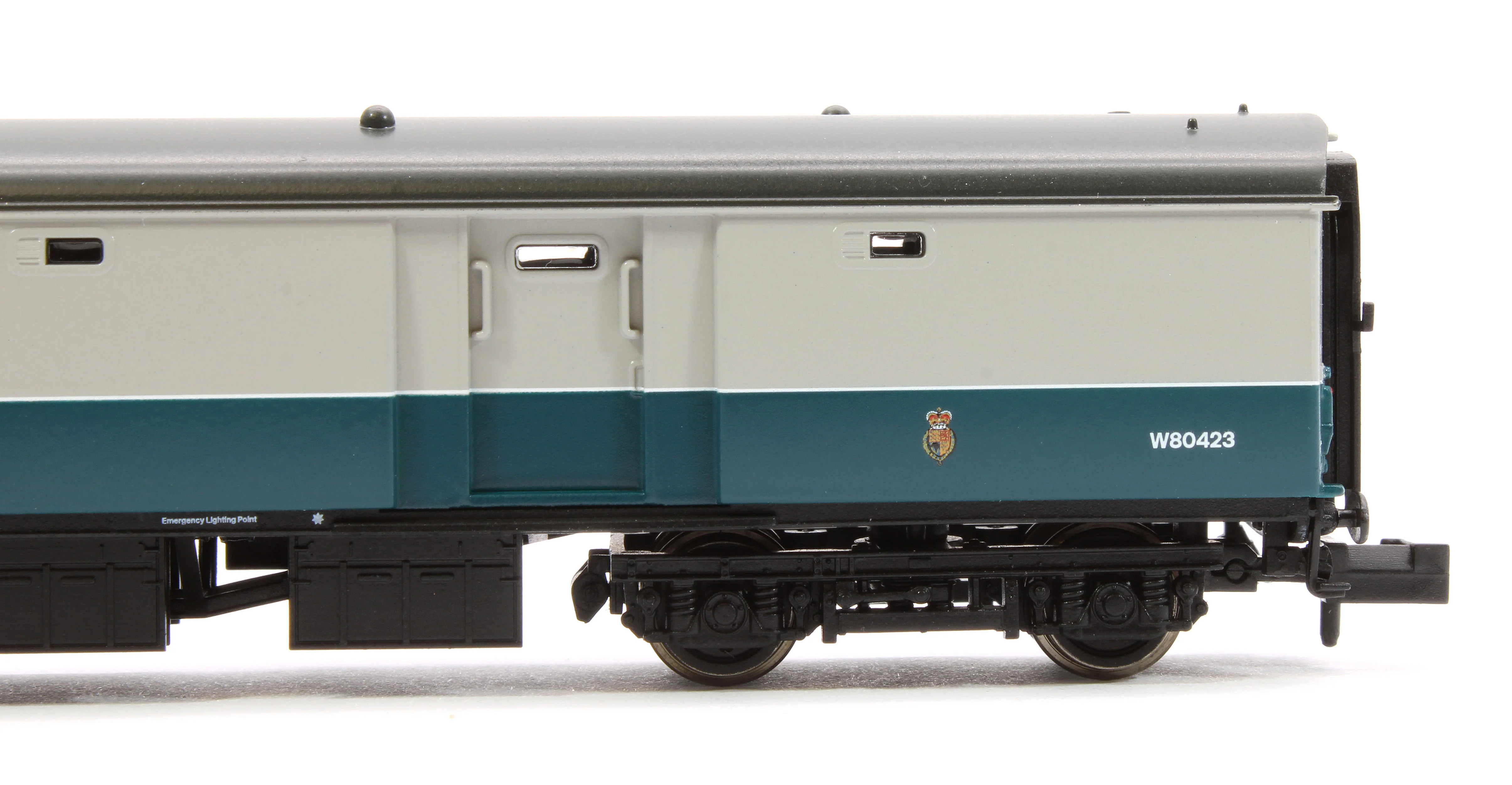 374-965 BR Mk1 POT Post Office Tender (Stowage) BR Blue & Grey (Royal Mail) No.W80423 - Image 5