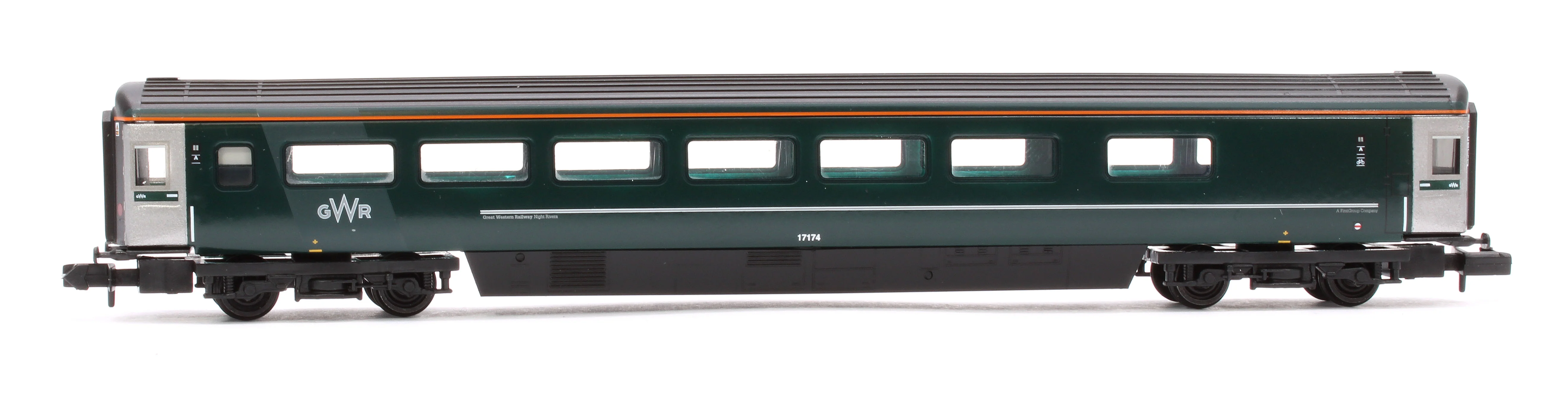 374-997 BR Mk3 'Night Riviera' 2-Coach Pack GWR Green (FirstGroup) No.10532 & No.17174 - Pack A - Image 6