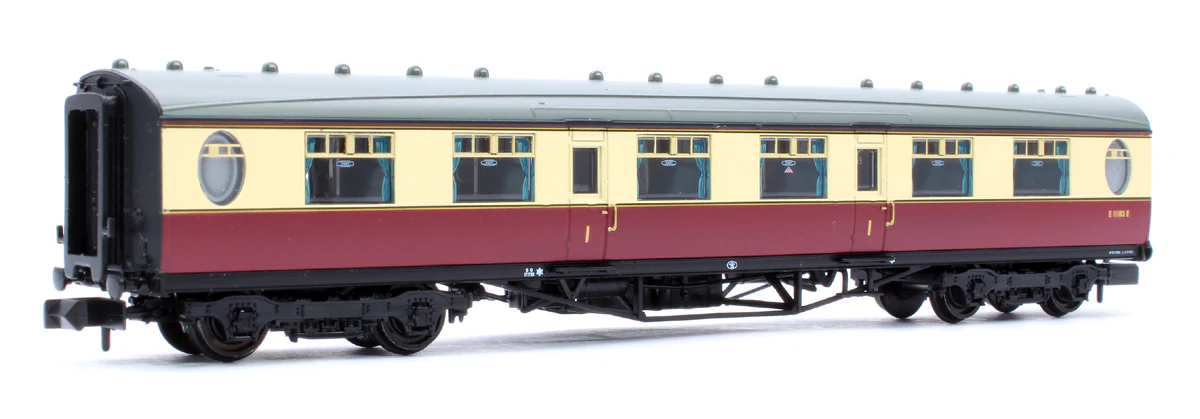 376-201B LNER Thompson First Corridor BR Crimson & Cream E11182E - Image 3