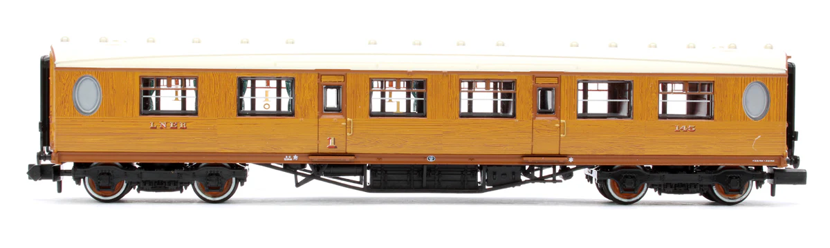 376-225B LNER Thompson Composite Corridor LNER Teak Effect 145 - Image 2