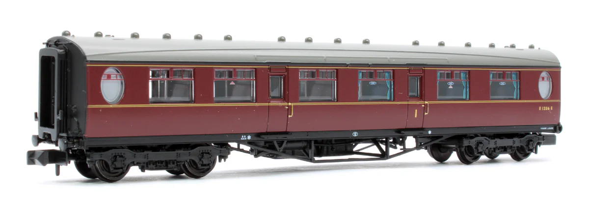376-227 LNER Thompson Composite Corridor BR Maroon E1236E - Image 3