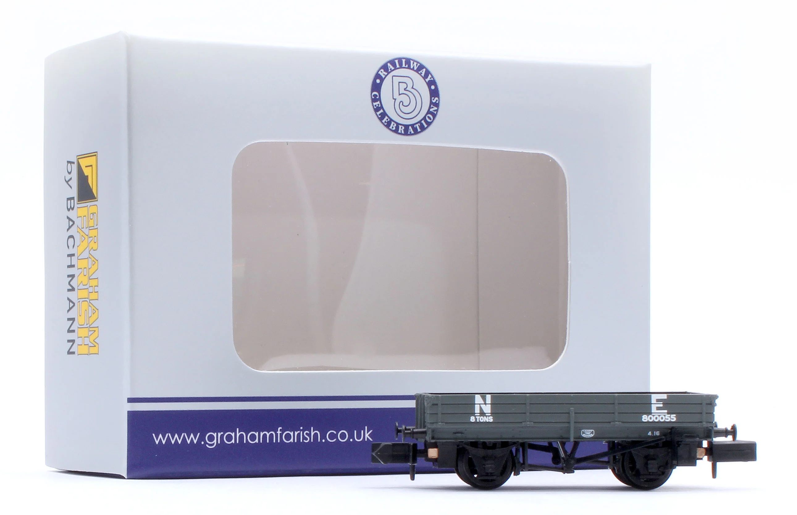 377-512 3 Plank Wagon LNER Grey No.800055 - Image 4