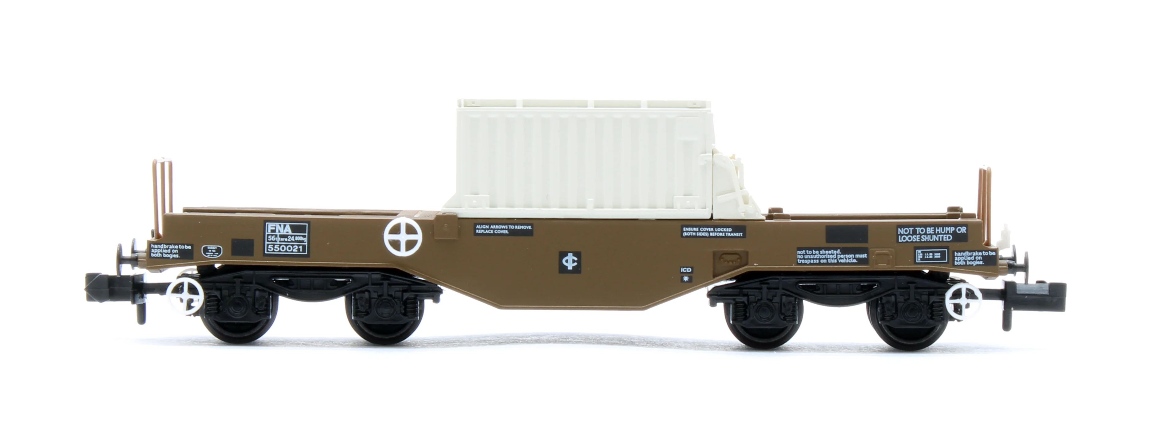 377-801A BR FNA Nuclear Flask Wagon with Flat Floor with Flask No.550021 - Image 3