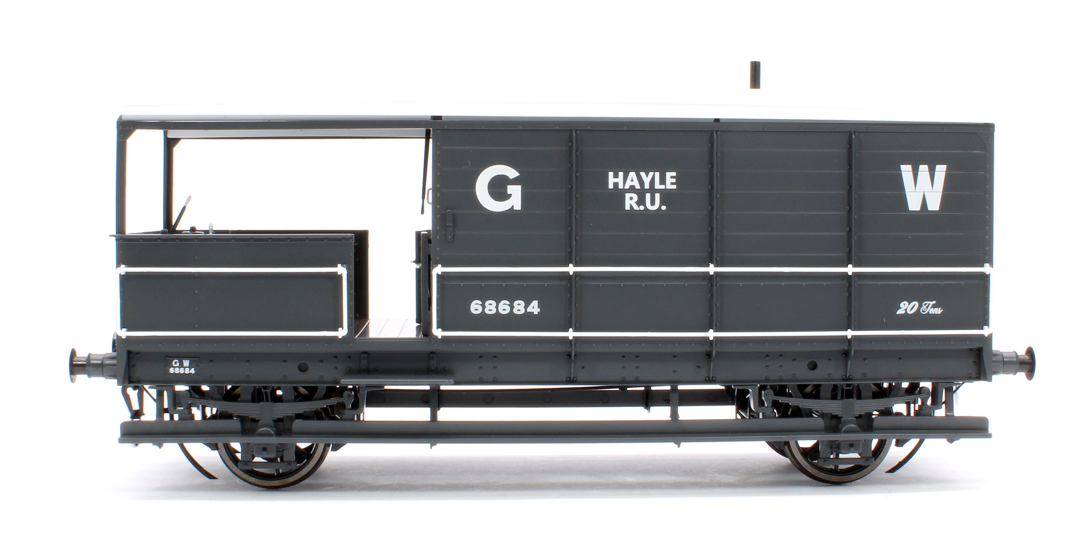 7F-300-002 Great Western Toad Brake Van Diagram AA15 Grey 68684 - Image 2