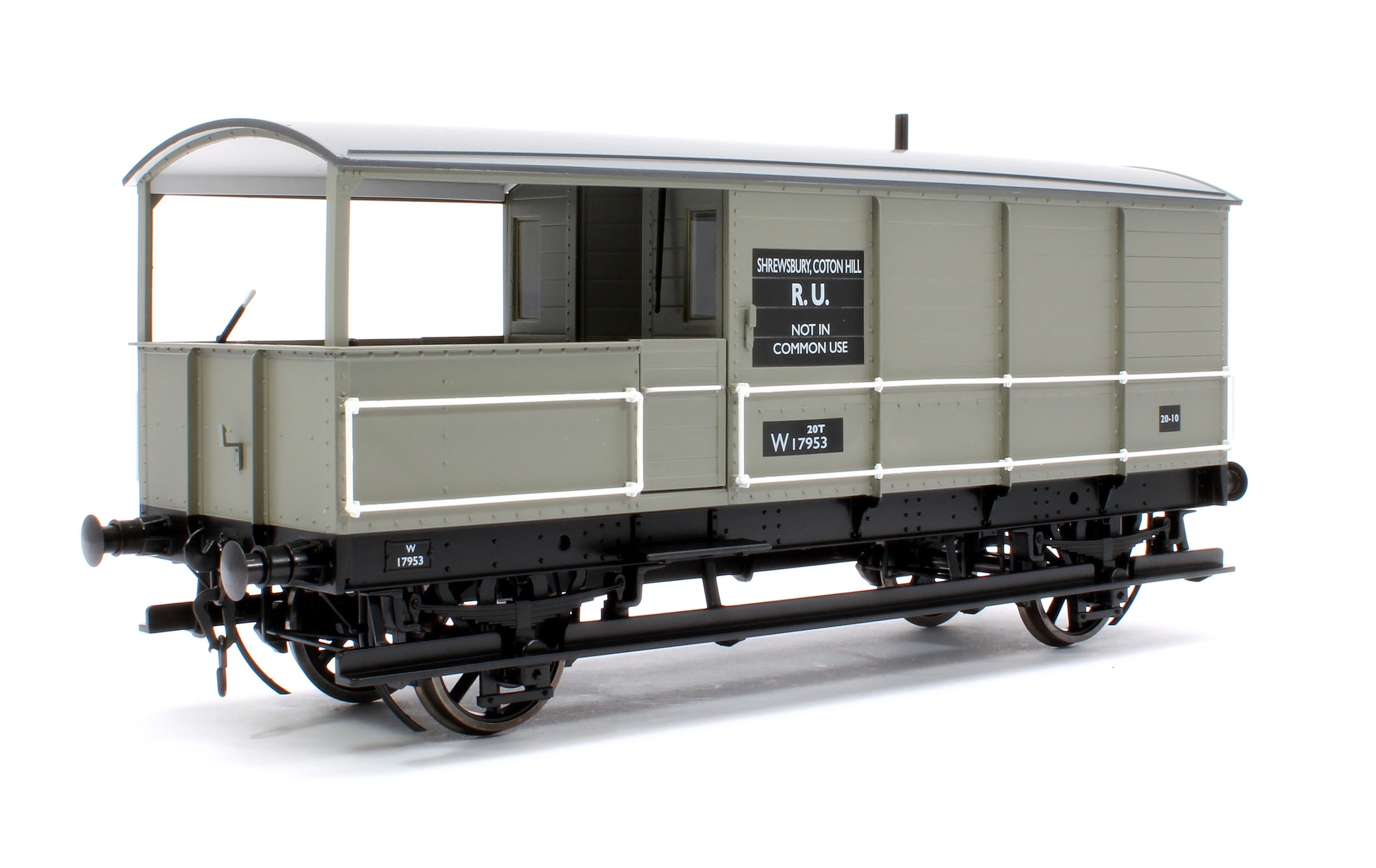 7F-300-003 Great Western Toad Brake Van Diagram AA15 Grey W17953