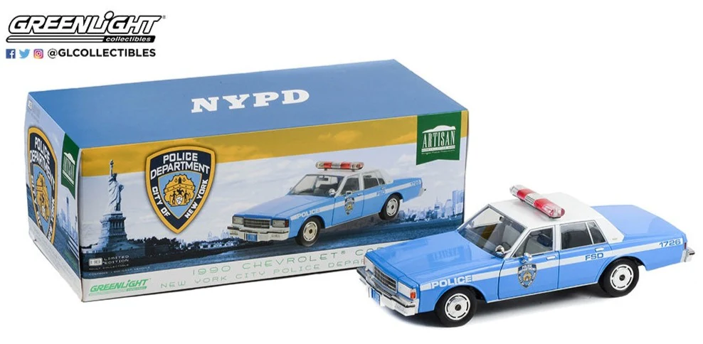GL19106 1990 Chevrolet Caprice NYPD - Artisan Collection - Image 2