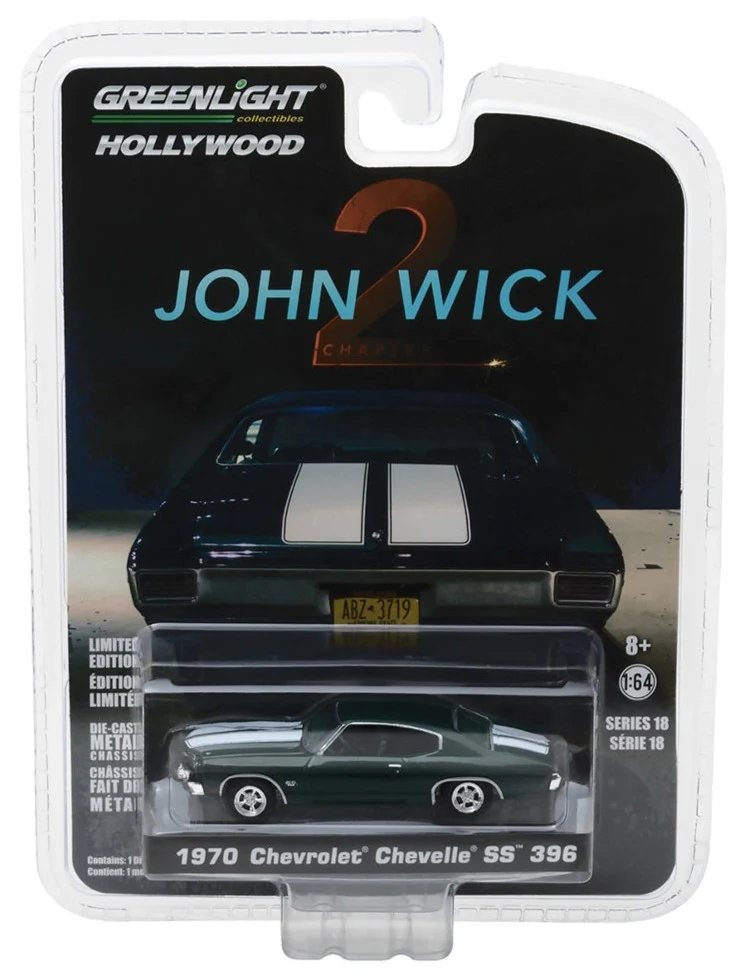 GL44780-F John Wick Chapter 2 (2017 Movie) 1970 Chevrolet Chevelle SS 396 - Image 2