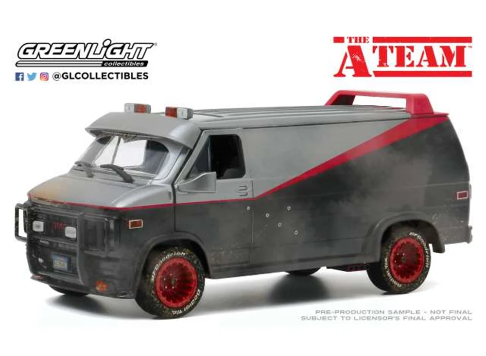 GL84112 The A Team (1983-87 TV Series) 1983 GMC Vandura - Weathered